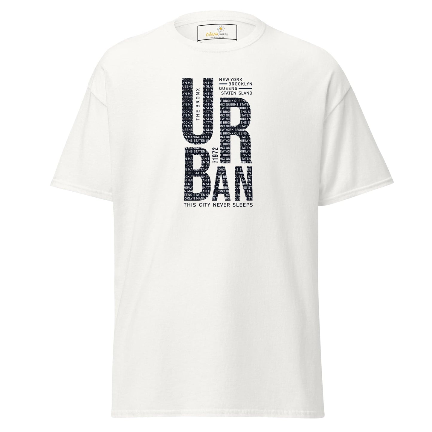 Unisex classic t-shirt - URBAN DESIGN - REGULAR - White / S