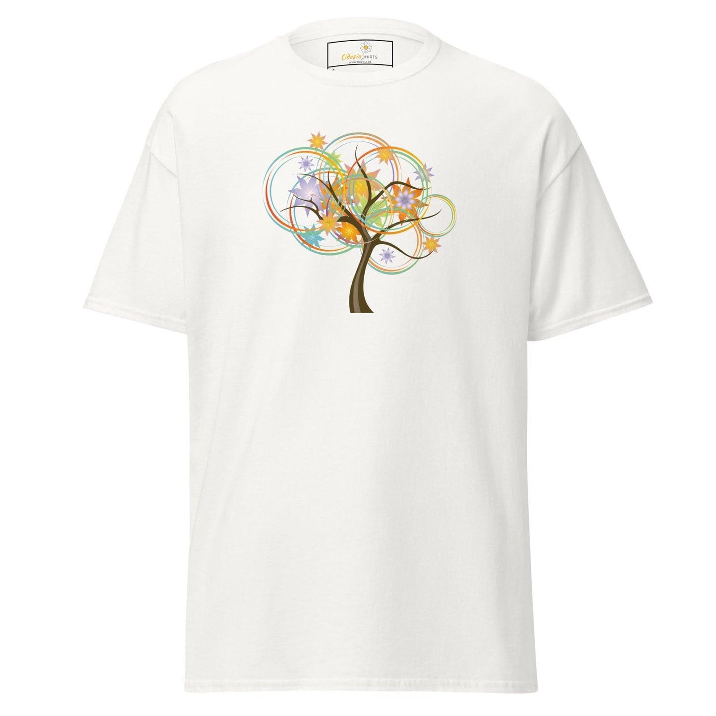 Unisex classic t-shirt - NATURE LIFE TREE - REGULAR - White / S