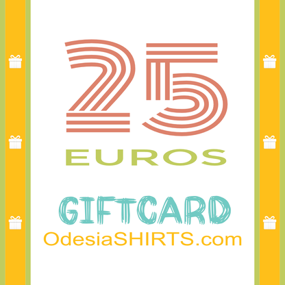 OdesiaSHIRTS.com 25€ KARTA PODARUNKOWA