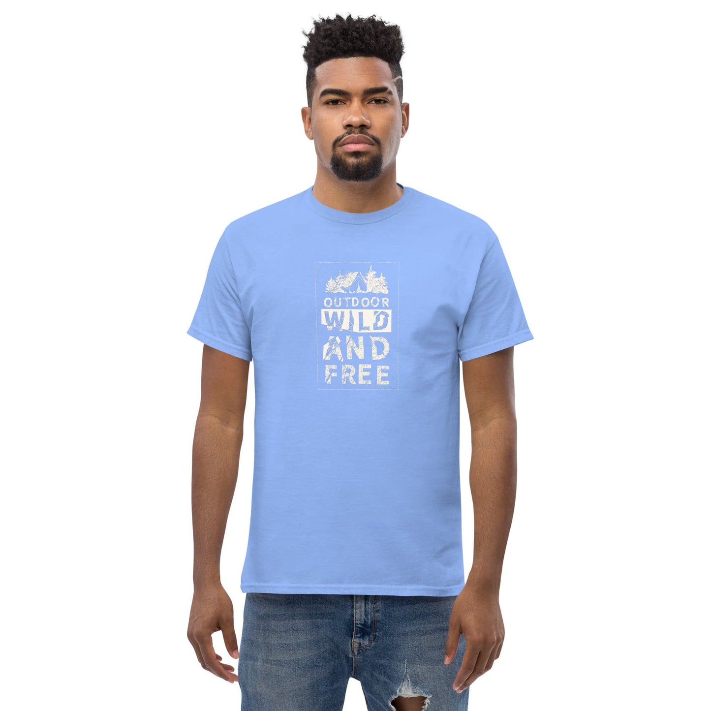 Art T-shirt Design Tee • Man / Woman • [s-xl] - Carolina Blue / s