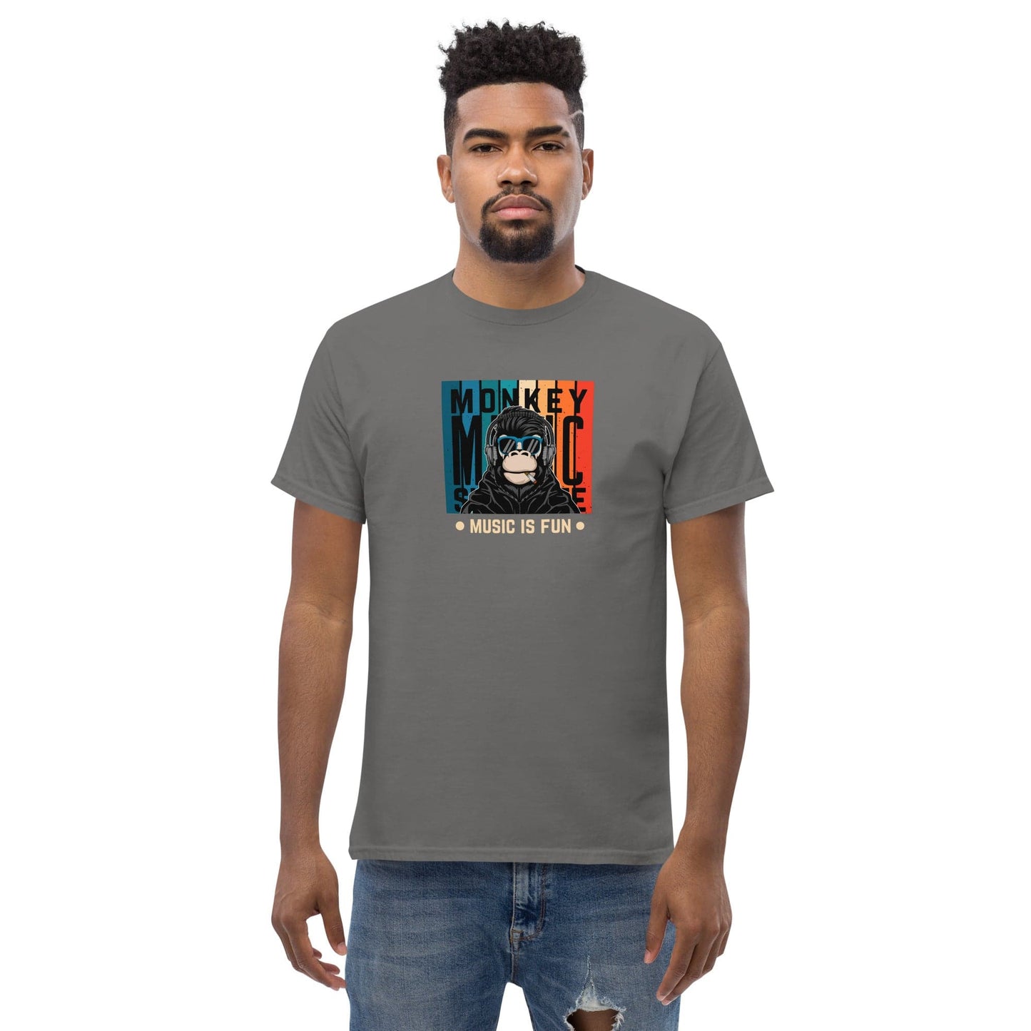 Art T-shirt Design Tee • Man / Woman • [s-xl] - Charcoal / s