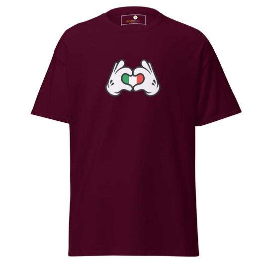Art T-shirt Design Tee • Man / Woman • [s-xl] - Maroon / s