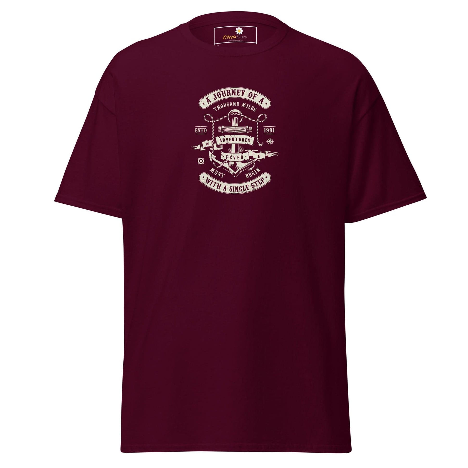Art T-shirt Design Tee • Man / Woman • [s-xl] - Maroon / s