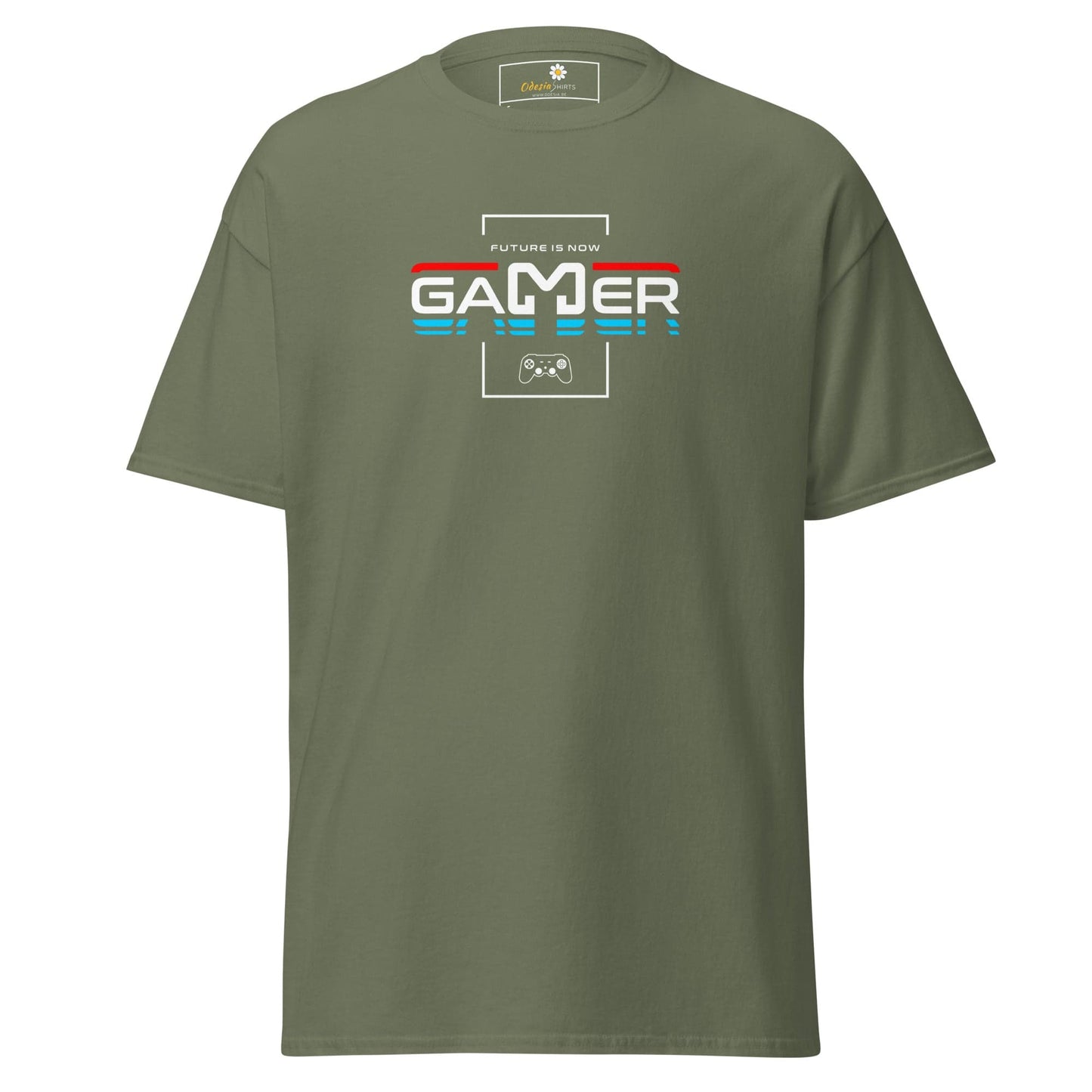 Art T-shirt Design Tee • Man / Woman • [s-xl] - Military Green / s