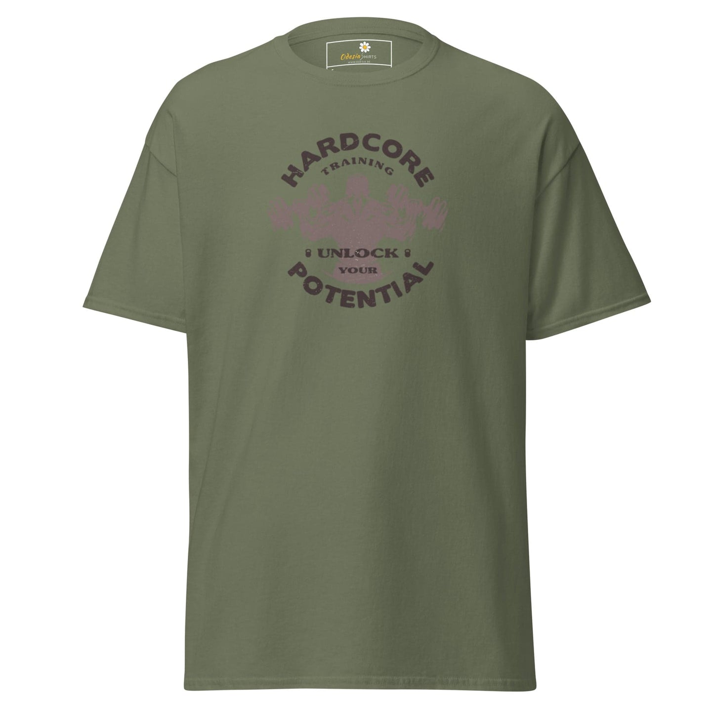 Art T-shirt Design Tee • Man / Woman • [s-xl] - Military Green / s