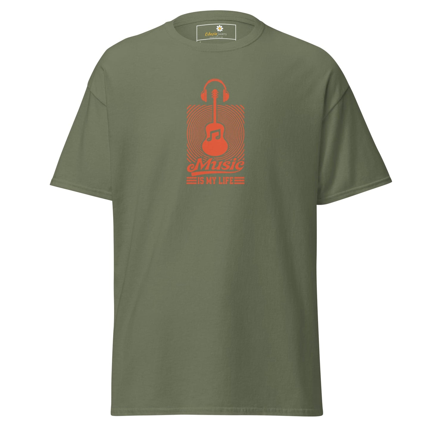 Art T-shirt Design Tee • Man / Woman • [s-xl] - Military Green / s