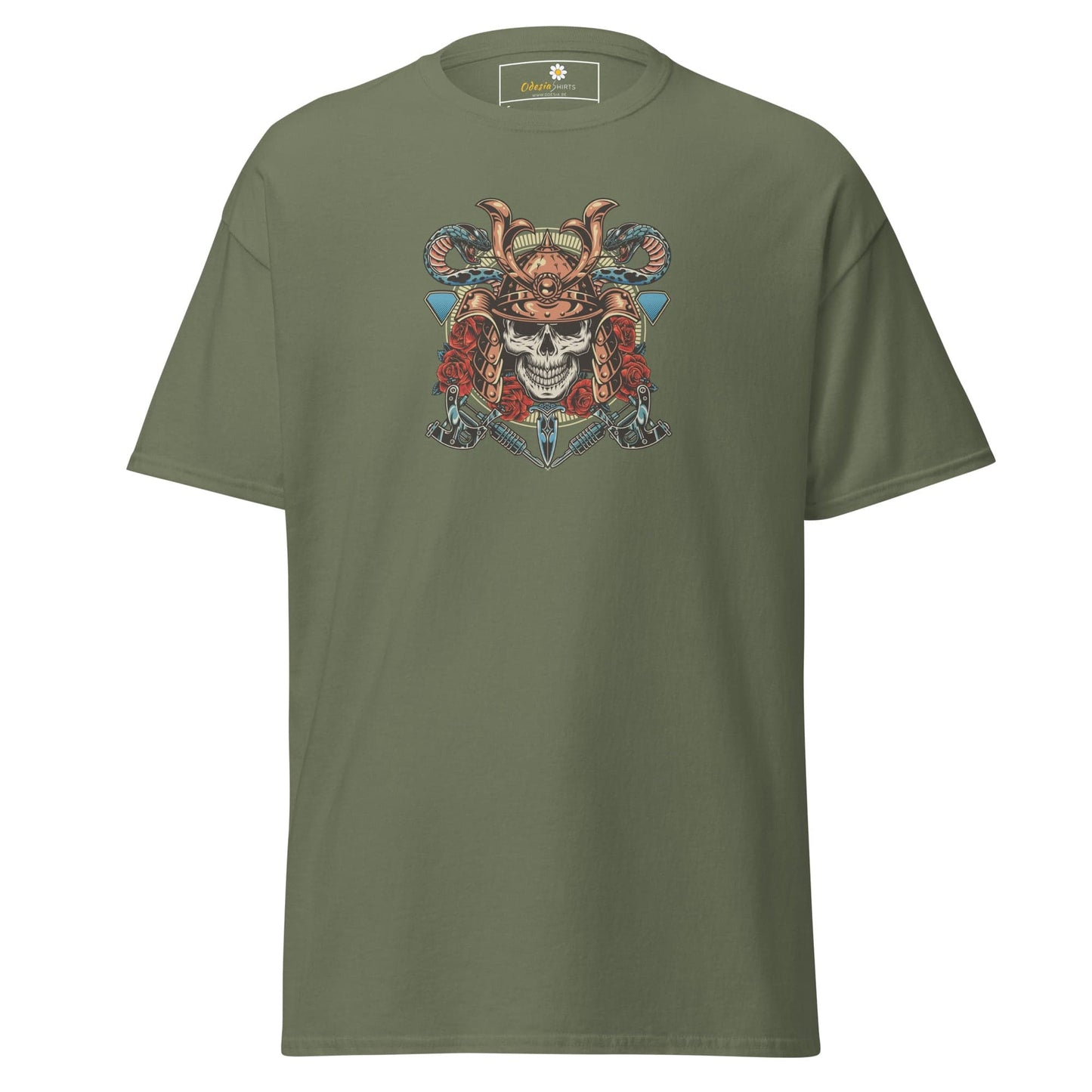Art T-shirt Design Tee • Man / Woman • [s-xl] - Military Green / s