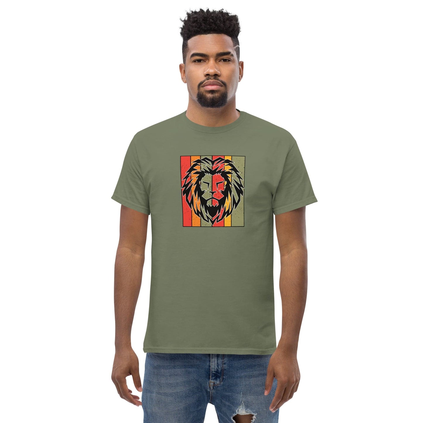 Art T-shirt Design Tee • Man / Woman • [s-xl] - Military Green / s