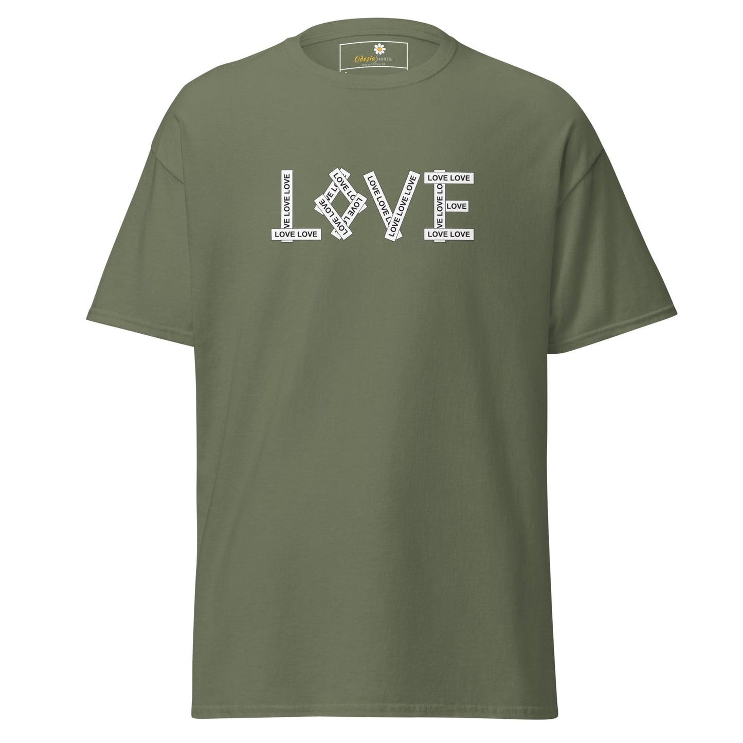 Art T-shirt Design Tee • Man / Woman • [s-xl] - Military Green / s