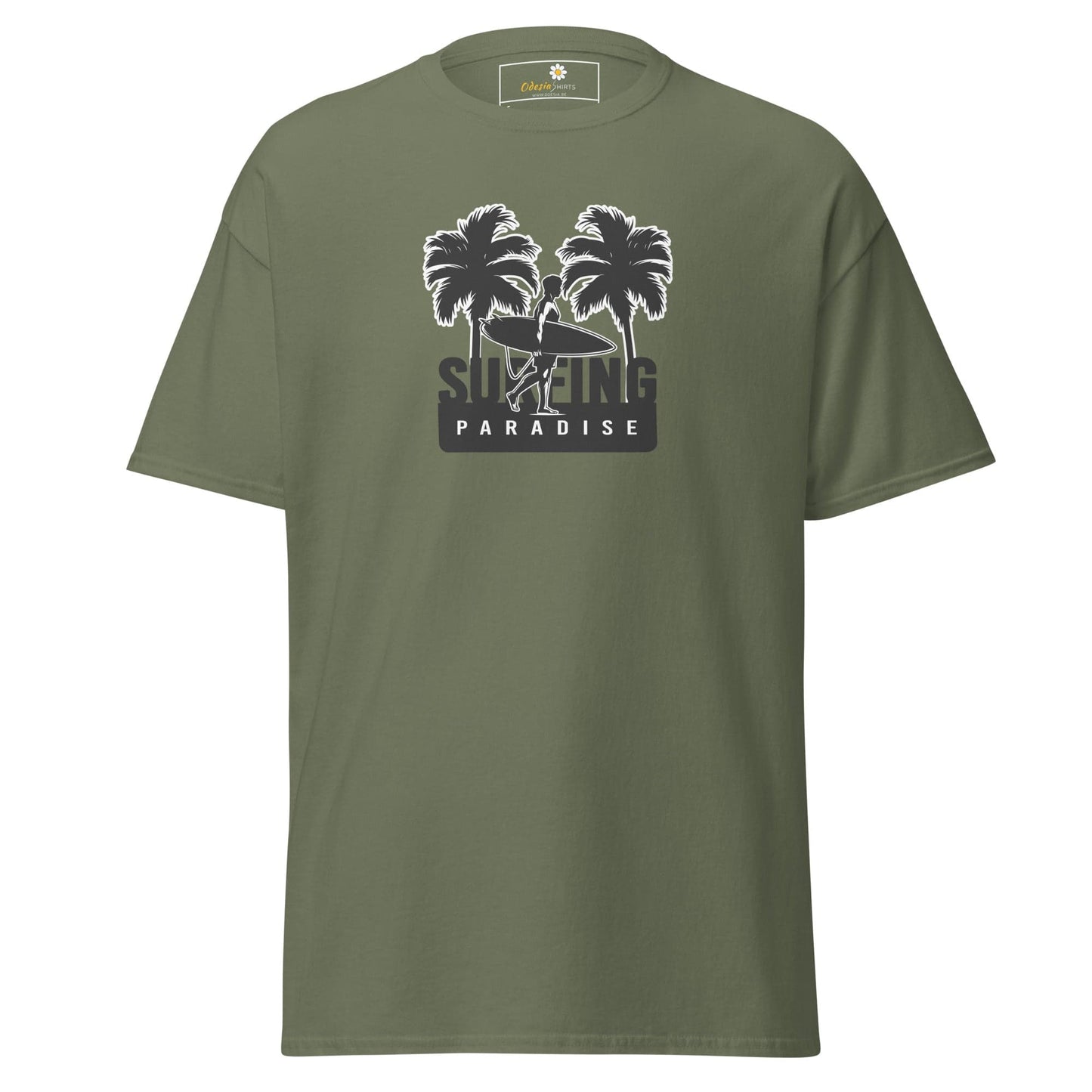 Art T-shirt Design Tee • Man / Woman • [s-xl] - Military Green / s