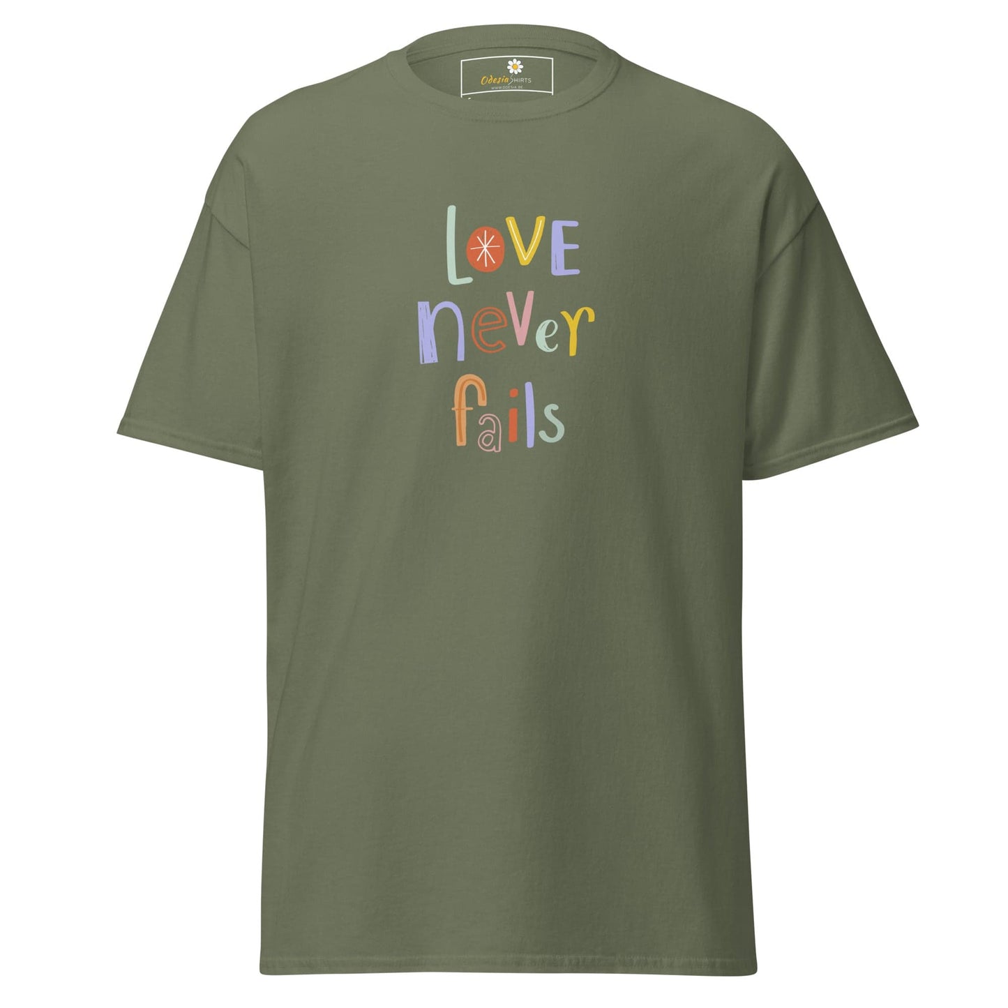 Art T-shirt Design Tee • Man / Woman • [s-xl] - Military Green / s