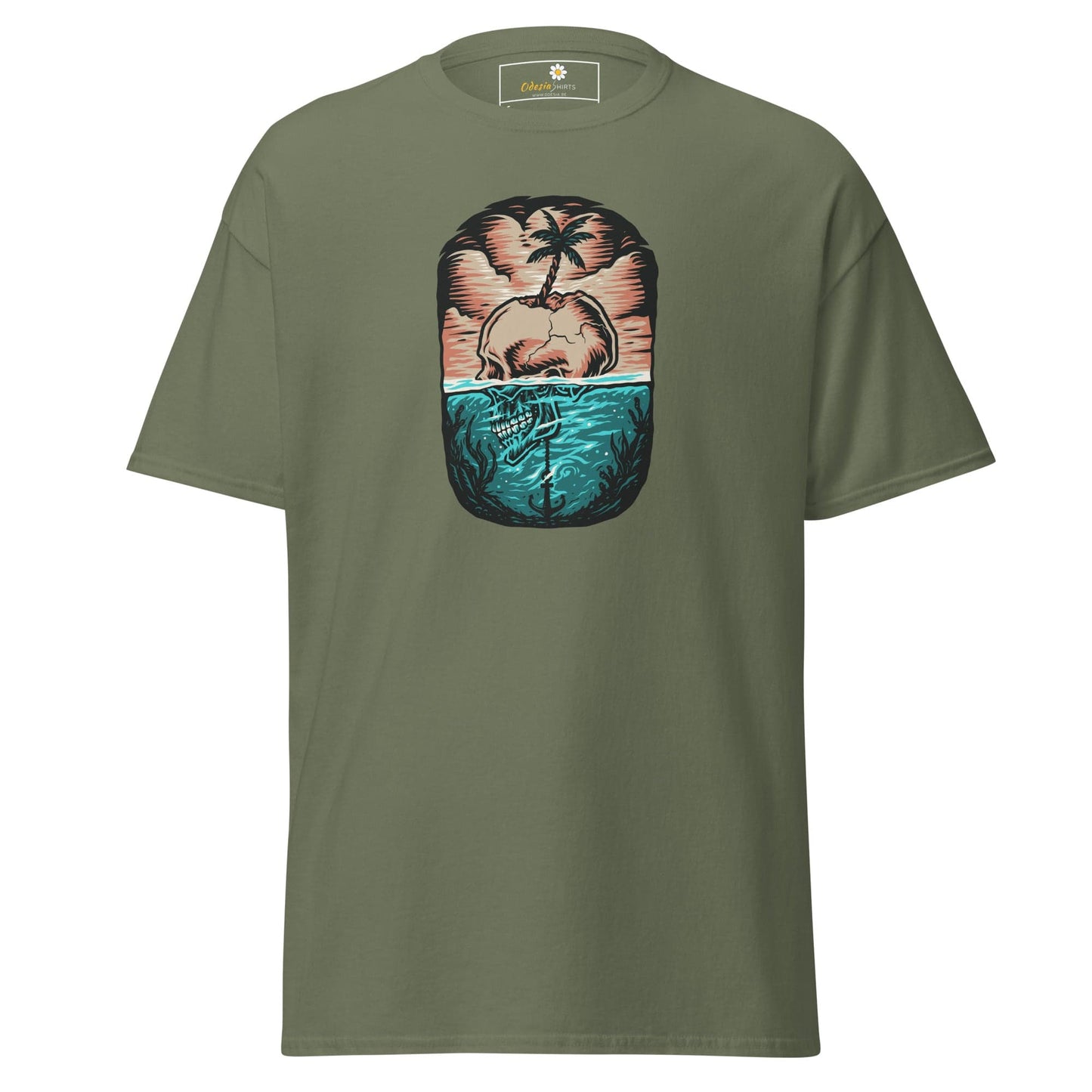 Art T-shirt Design Tee • Man / Woman • [s-xl] - Military Green / s