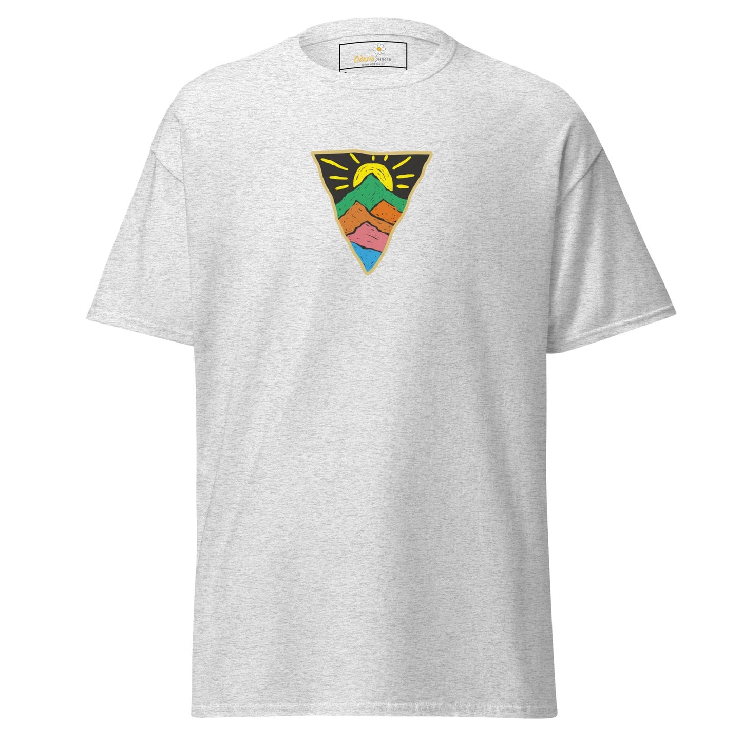 Unisex classic tee - MISC SUN TRIANGLE - REGULAR - Ash / S