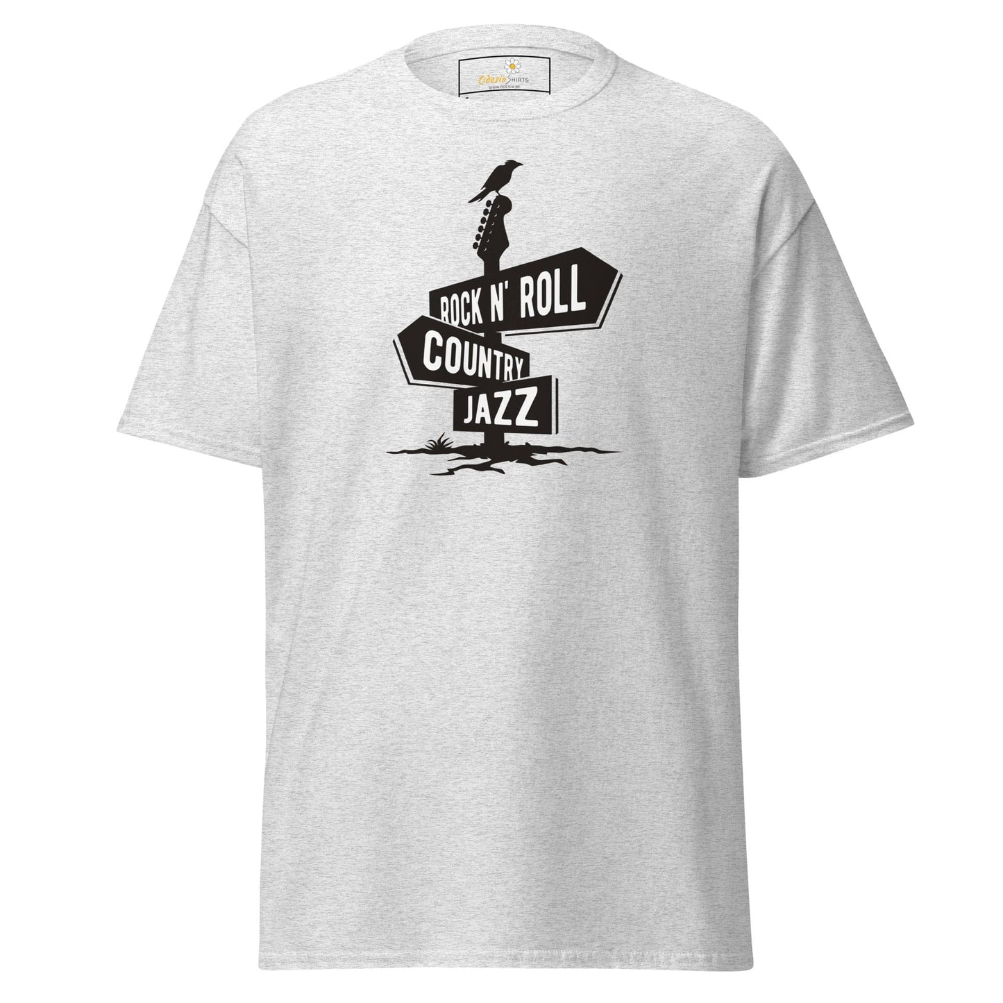 Unisex classic t-shirt - MUSIC DIRECTIONS - REGULAR - Ash / S