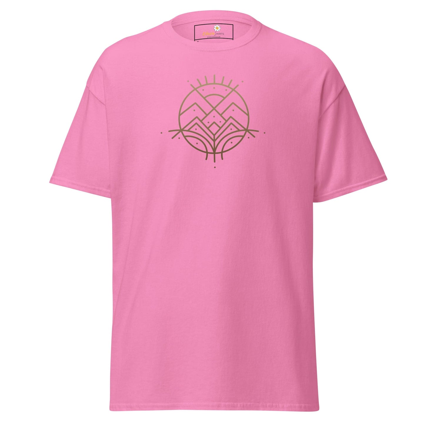 Unisex classic tee - ABSTRACT LANDSCAPE - REGULAR - Azalea / S