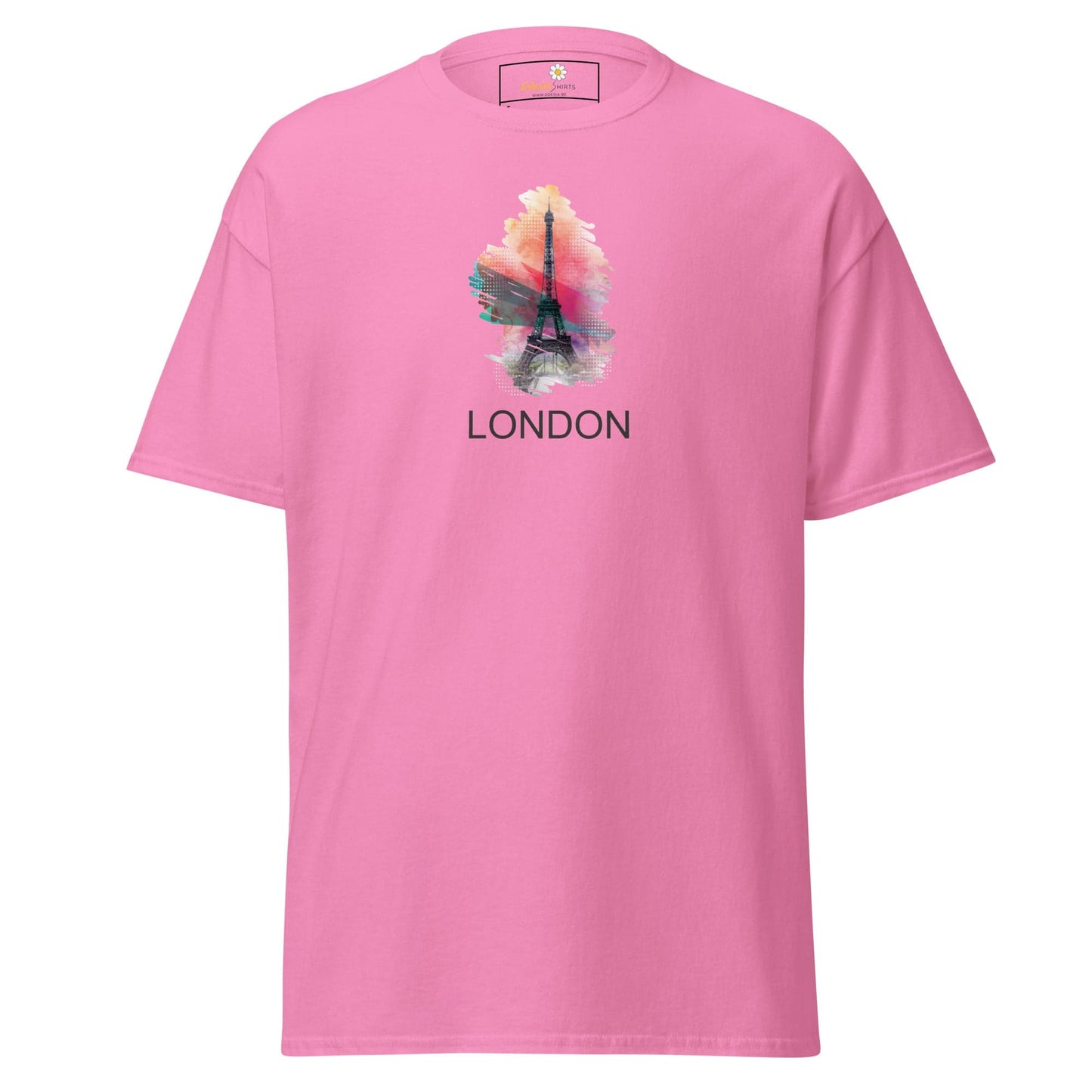 Unisex classic tee - COUNTRY LONDON PARIS - REGULAR - Azalea / S