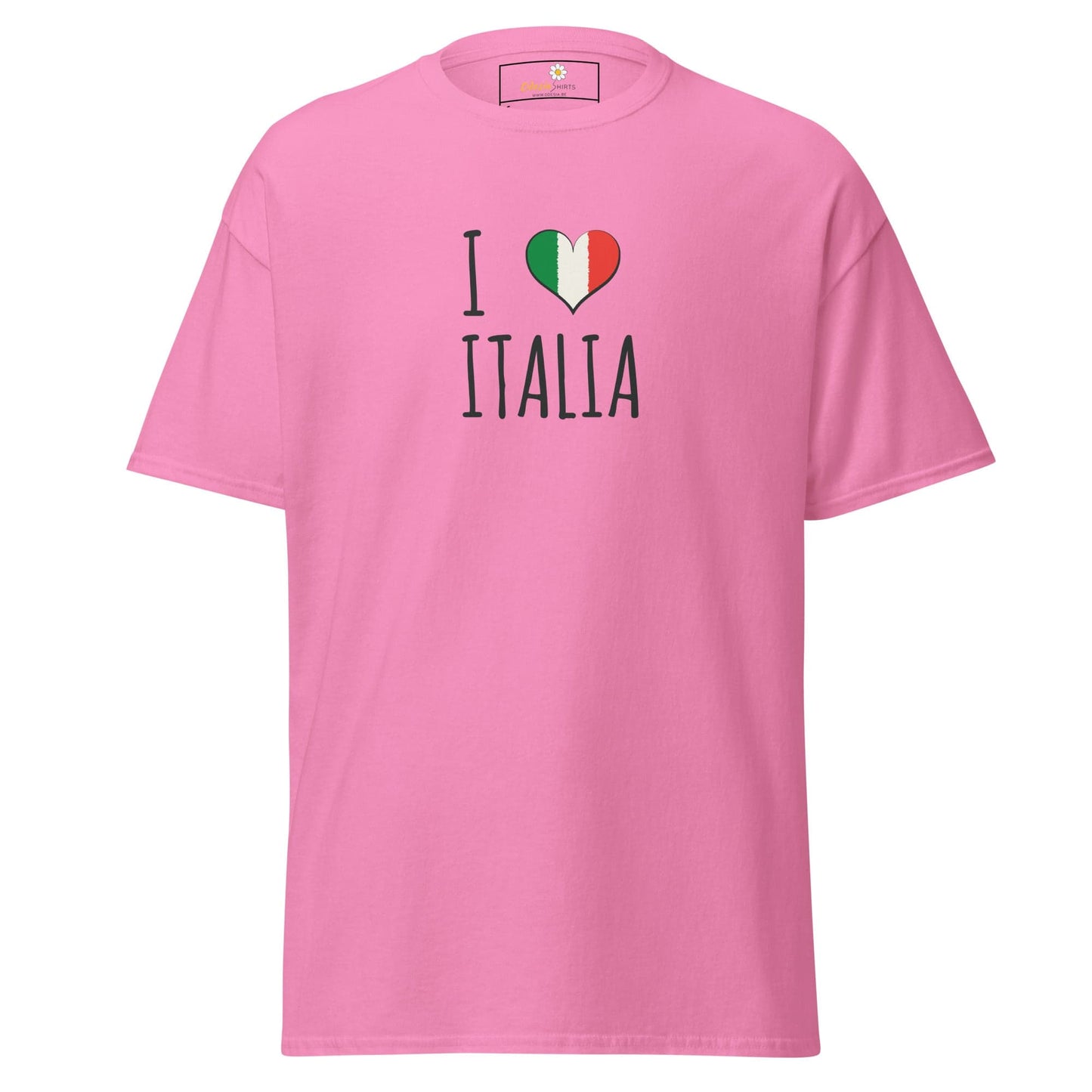 Unisex classic tee - COUNTRY I LOVE ITALY - REGULAR - Azalea / S