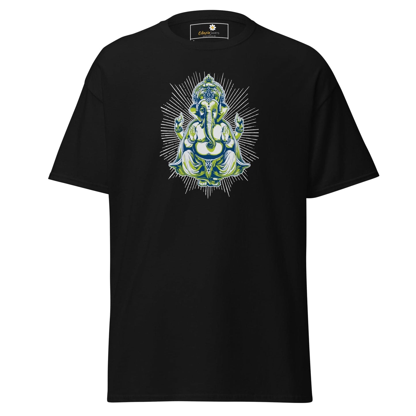 Unisex classic tee - SPIRITUAL GANESH - REGULAR - Black / S