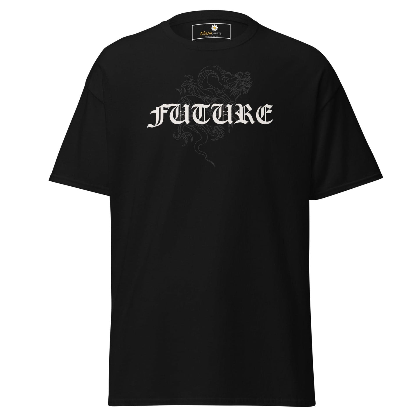 Unisex classic tee - MYSTIC FUTURE DRAGON - REGULAR - Black / S