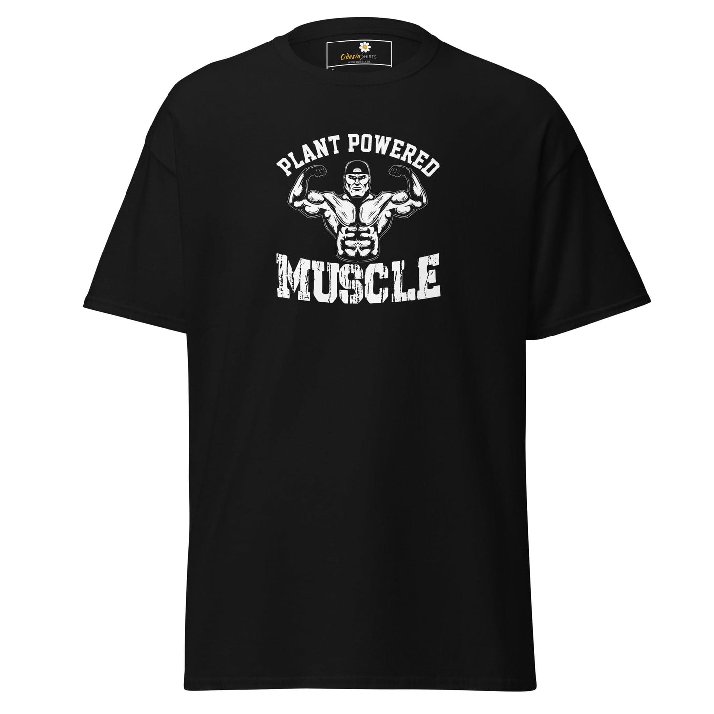 Unisex classic t-shirt - SPORT PLANT MUSCLES - REGULAR - Black / S