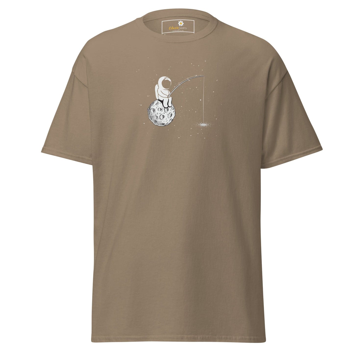 Unisex classic t-shirt - ASTRONAUT FISHING - REGULAR - Brown Savana / S