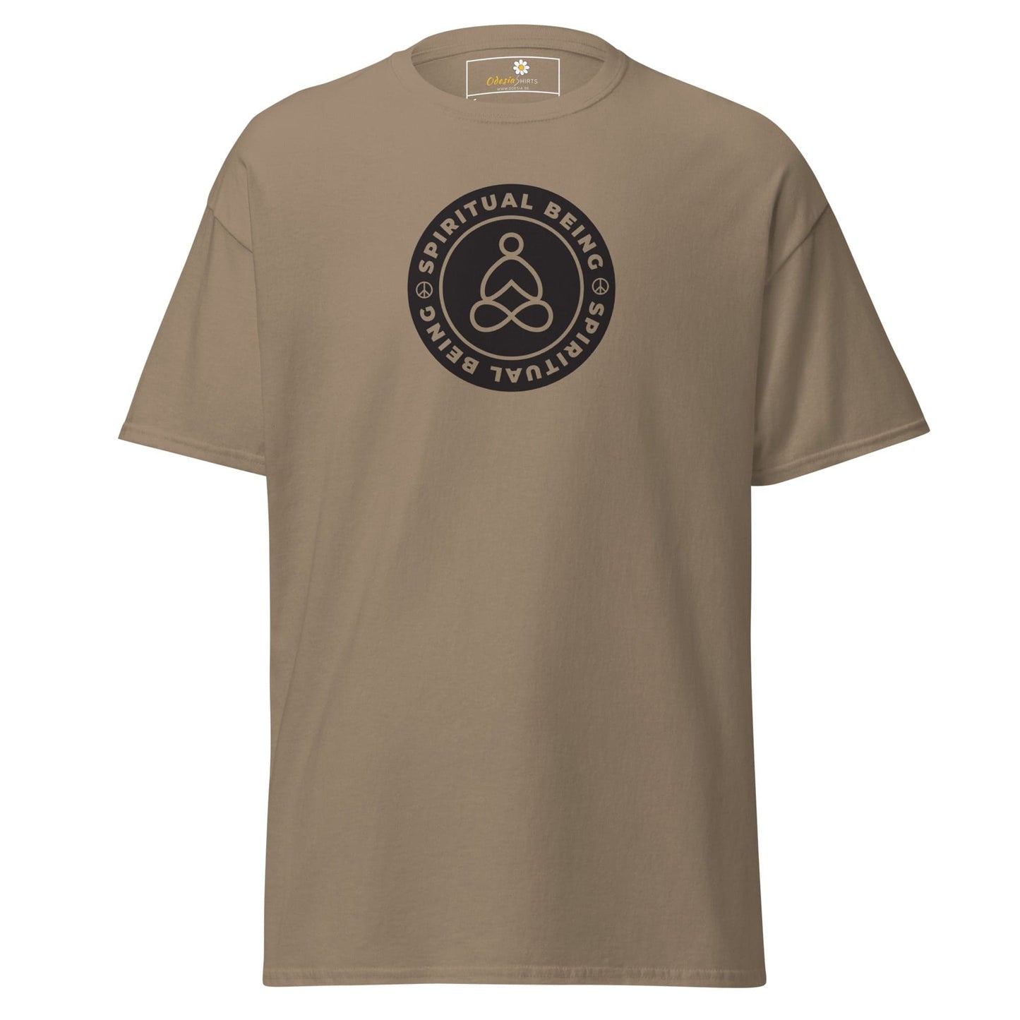 Unisex classic tee - SPIRITUAL BEING - REGULAR - Brown Savana / S