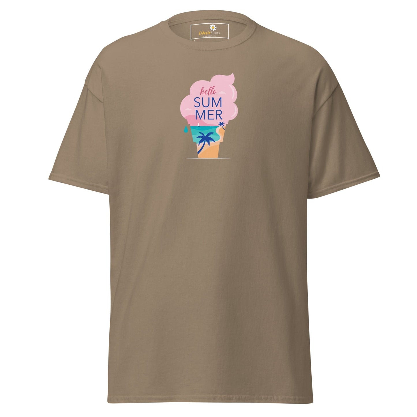 Unisex classic tee - SUMMER MISC ICE - REGULAR - Brown Savana / S
