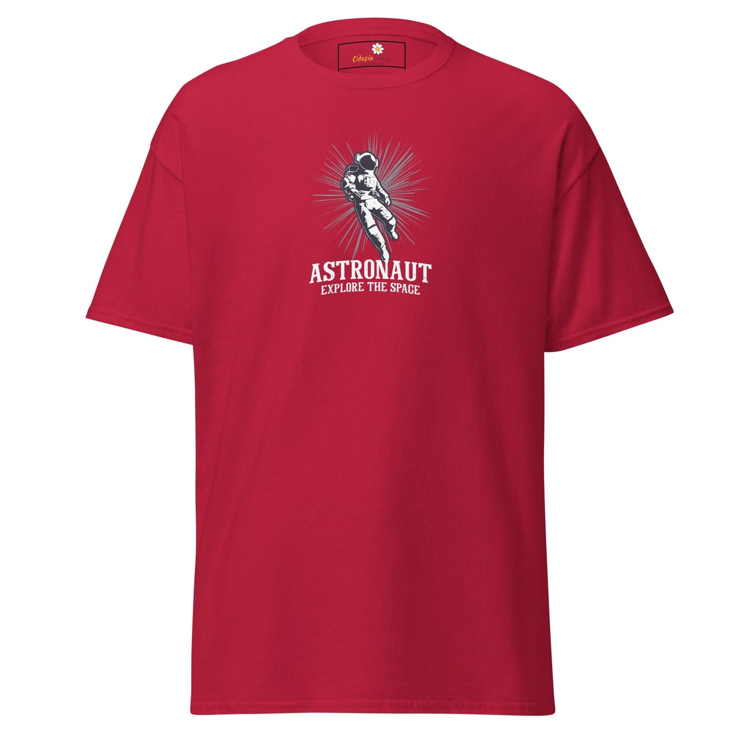 Unisex classic tee - ASTRONAUT EXPLORE SPACE - REGULAR - Cardinal / S