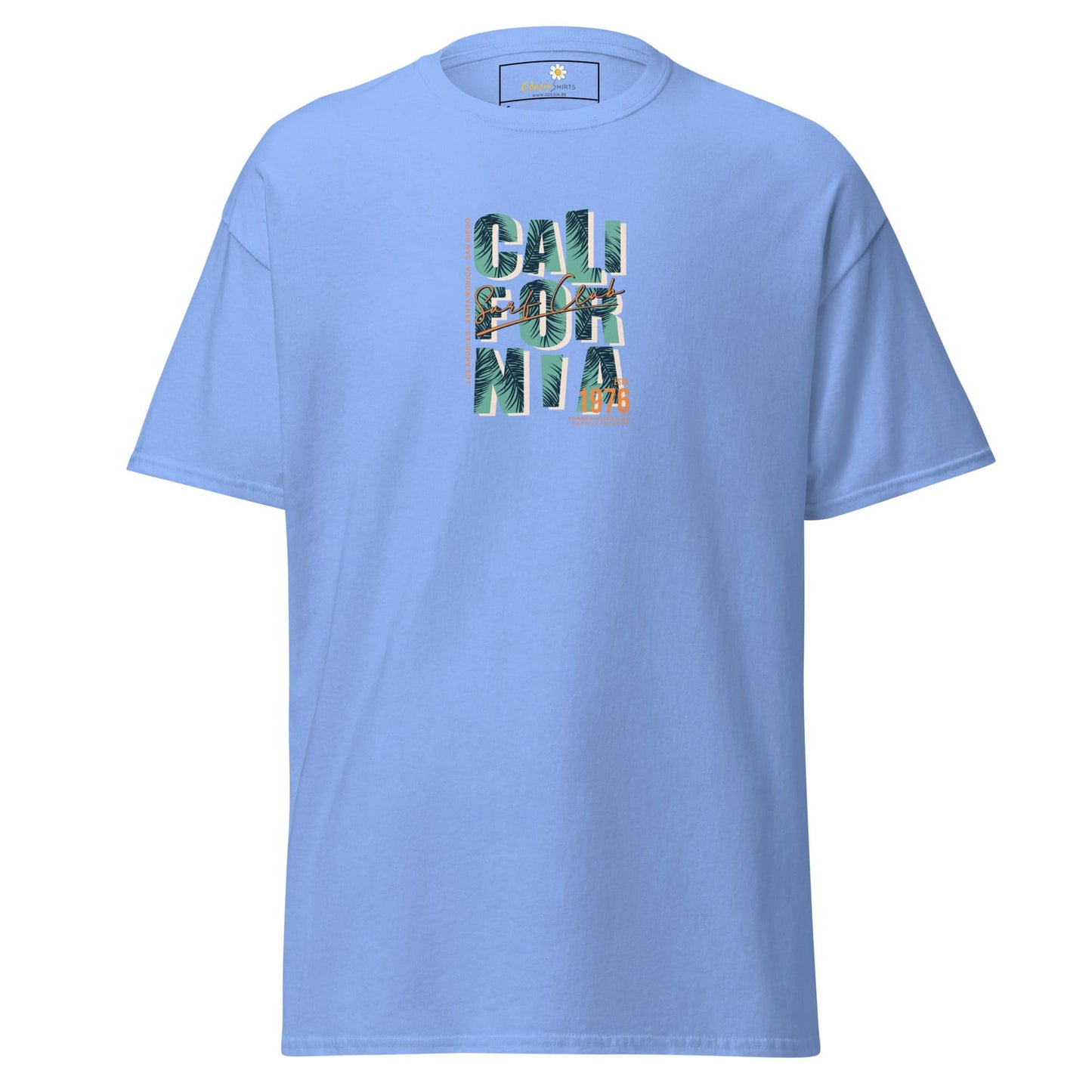 Unisex classic tee - TEXT CALIFORNIA - REGULAR - Carolina Blue / S
