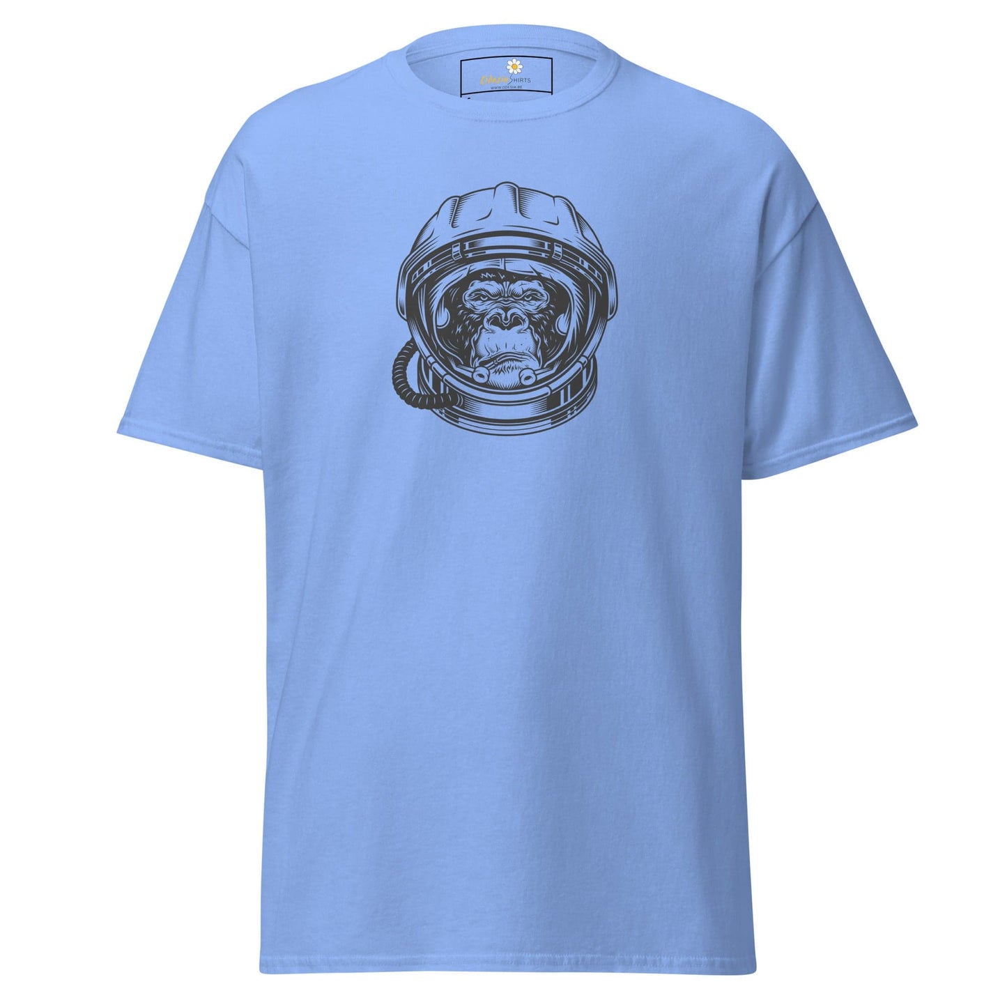 Unisex classic tee - WILD LIFE ASTRONAUT CHIMP - REGULAR - Carolina Blue / S