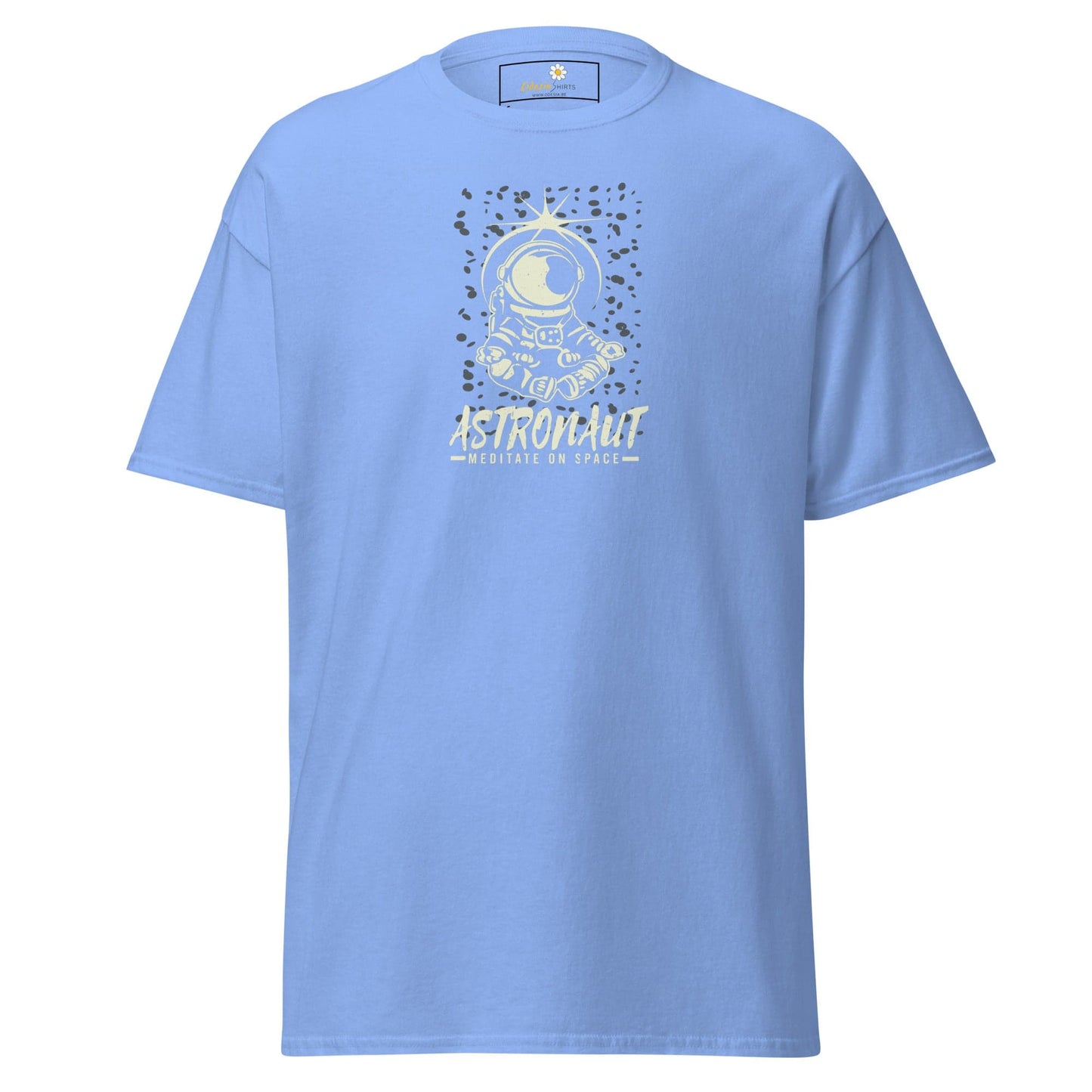 Unisex classic t-shirt - ASTRONAUT MEDITATION SPACE - REGULAR - Carolina Blue / S
