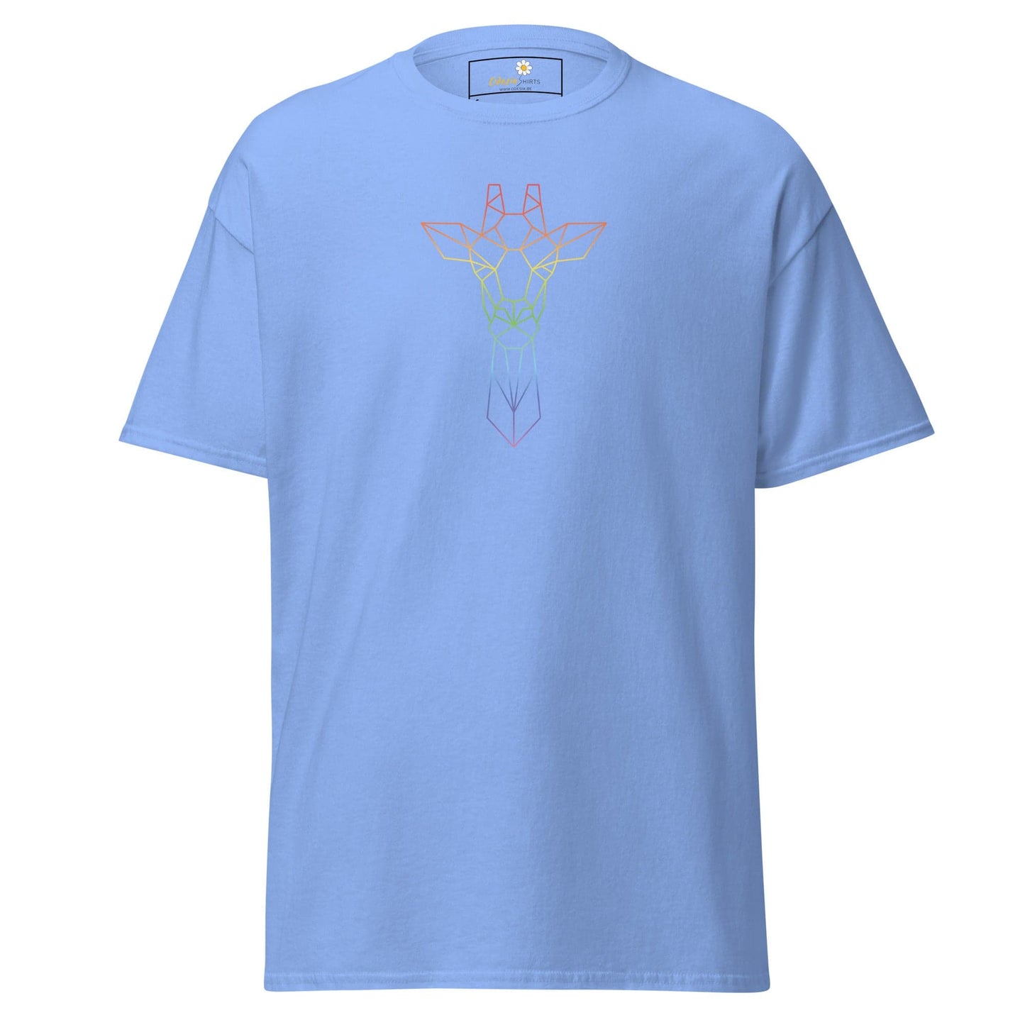 Unisex classic t-shirt - WILD LIFE GIRAFFE - REGULAR - Carolina Blue / S