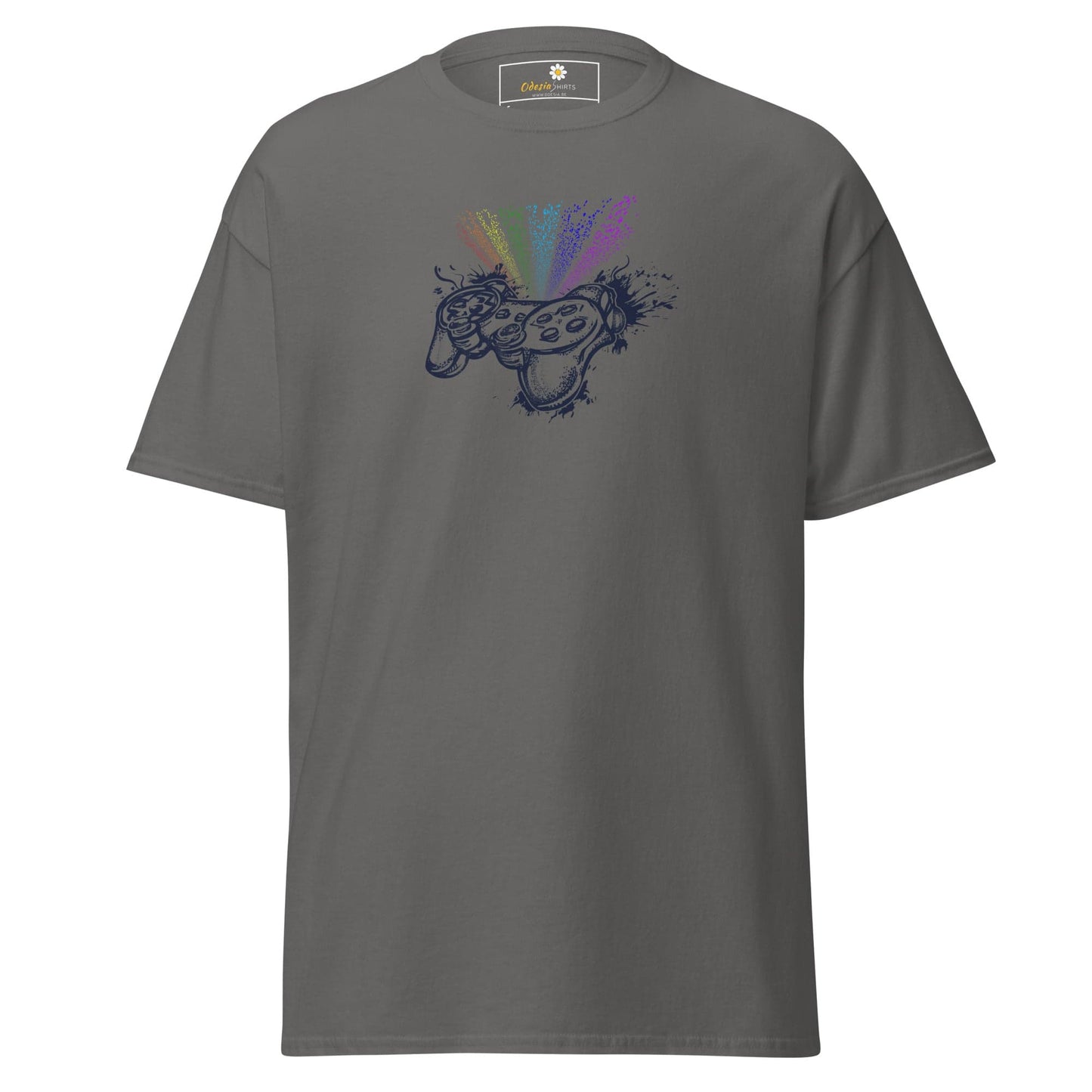 Unisex classic tee - IT COLORFUL GAMER - REGULAR - Charcoal / S