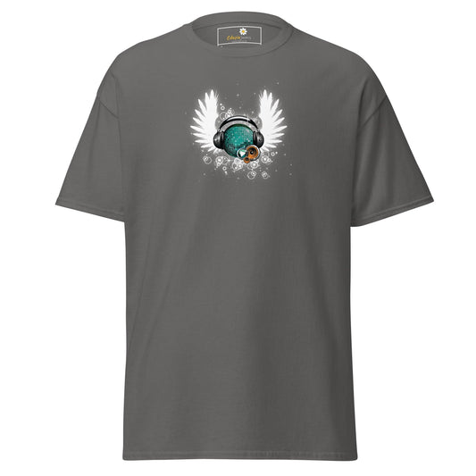 Unisex classic tee - MUSIC WINGS - REGULAR - Charcoal / S