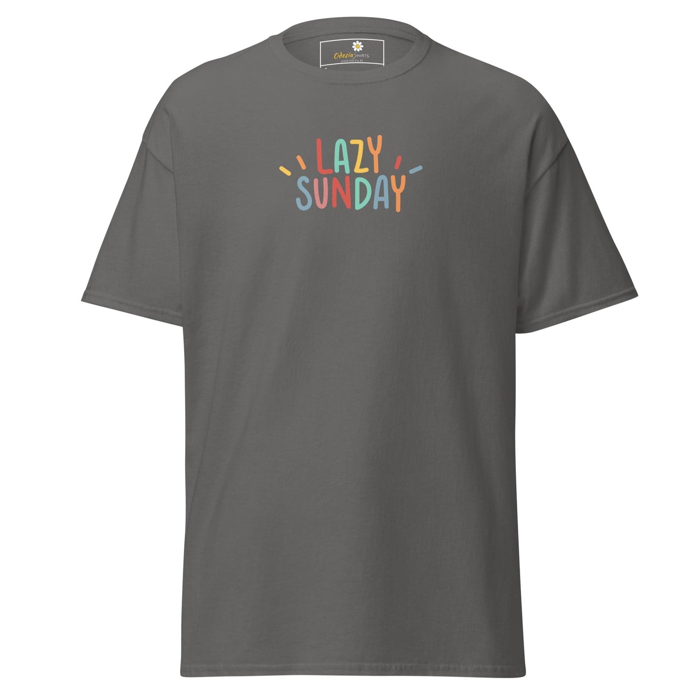 Unisex classic tee - MISC LAZY SUNDAY - REGULAR - Charcoal / S