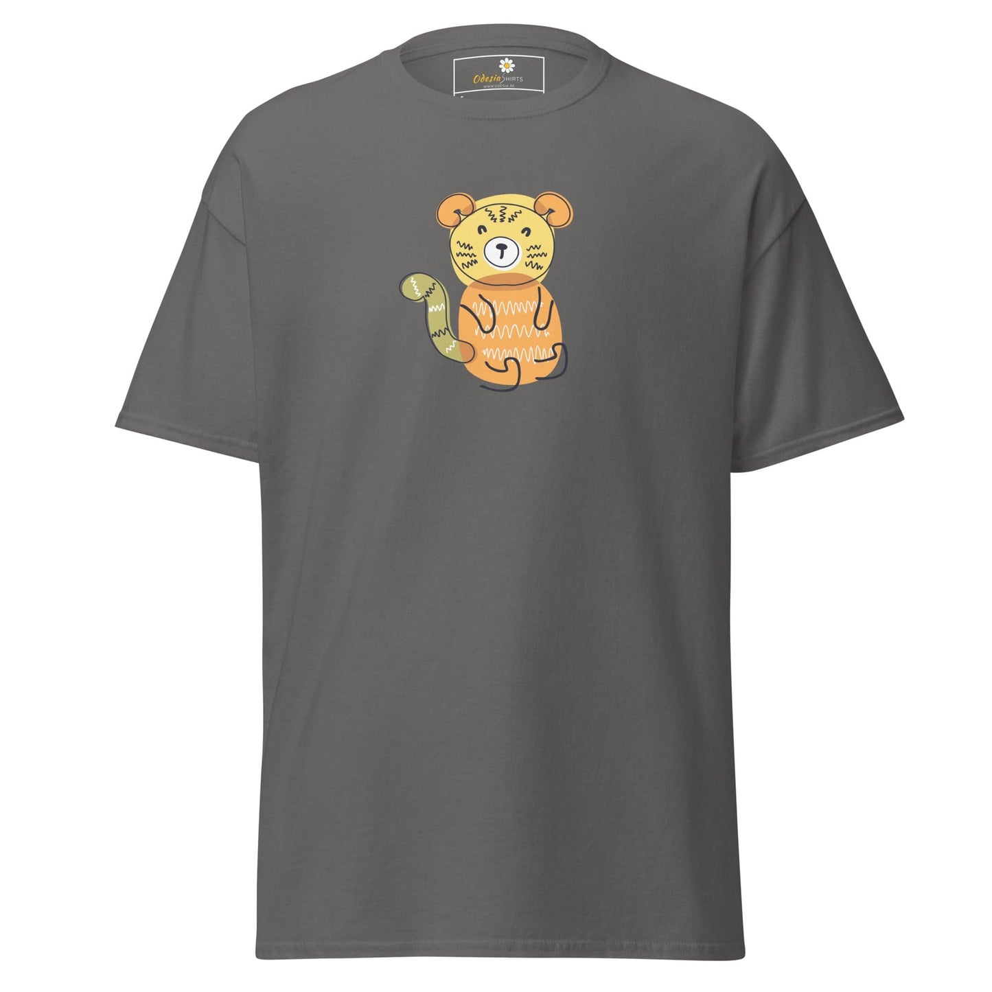 Unisex classic tee - ANIMALS FRIENDLY BEAR - REGULAR - Charcoal / S