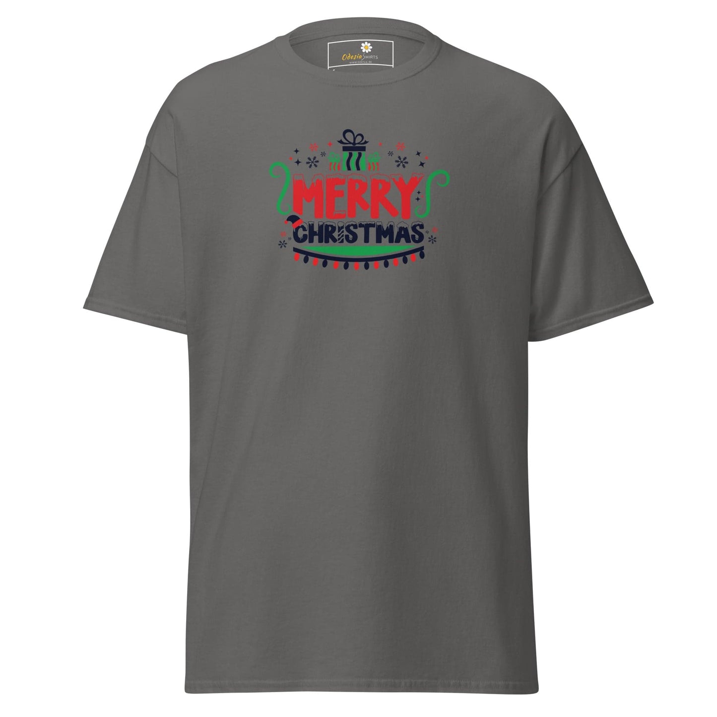 Unisex classic t-shirt - SEASONAL MERRY CHRISTMASS - REGULAR - Charcoal / S