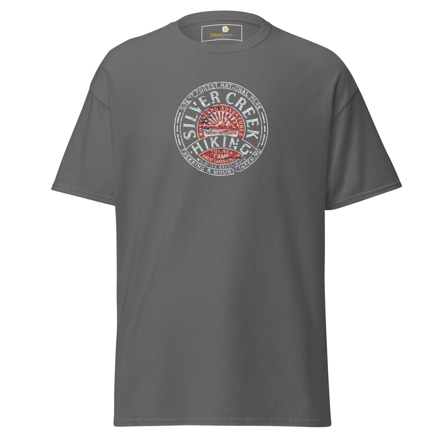 Unisex classic tee - ADVENTURE SILVER CREEK HIKING - REGULAR - Charcoal / S