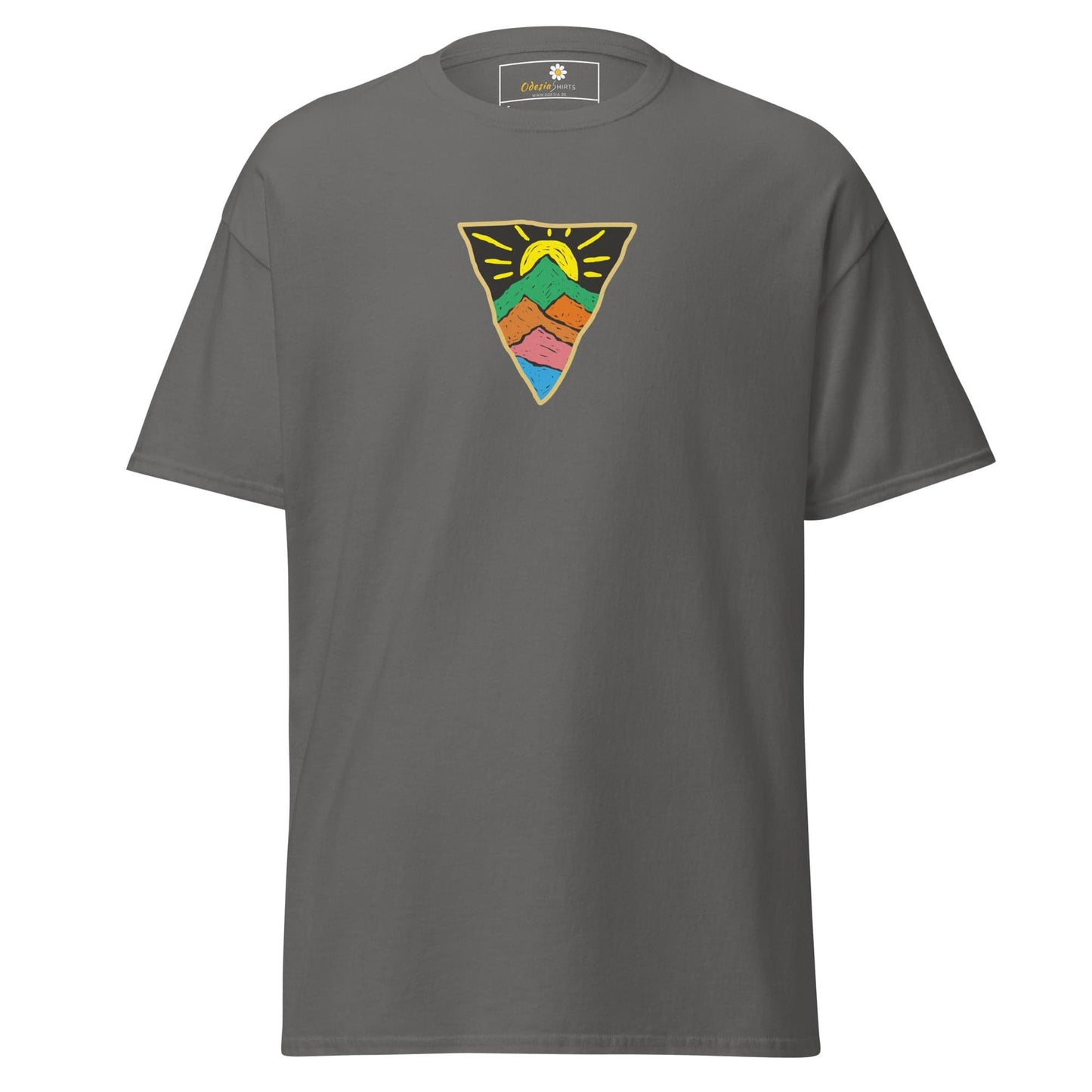 Unisex classic tee - MISC SUN TRIANGLE - REGULAR - Charcoal / S