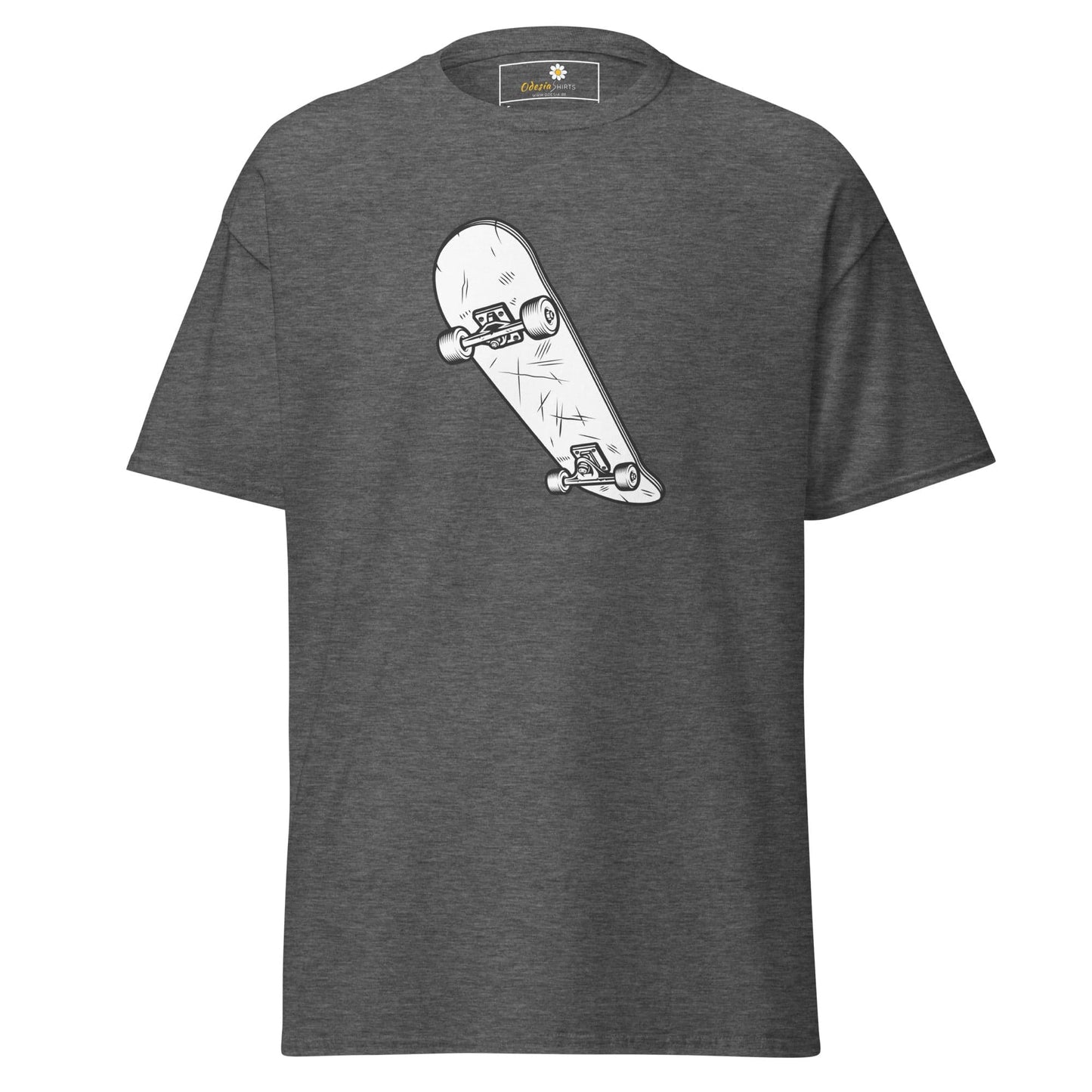 Unisex classic t-shirt - SPORT SKATEBOARD - REGULAR - Dark Heather / S