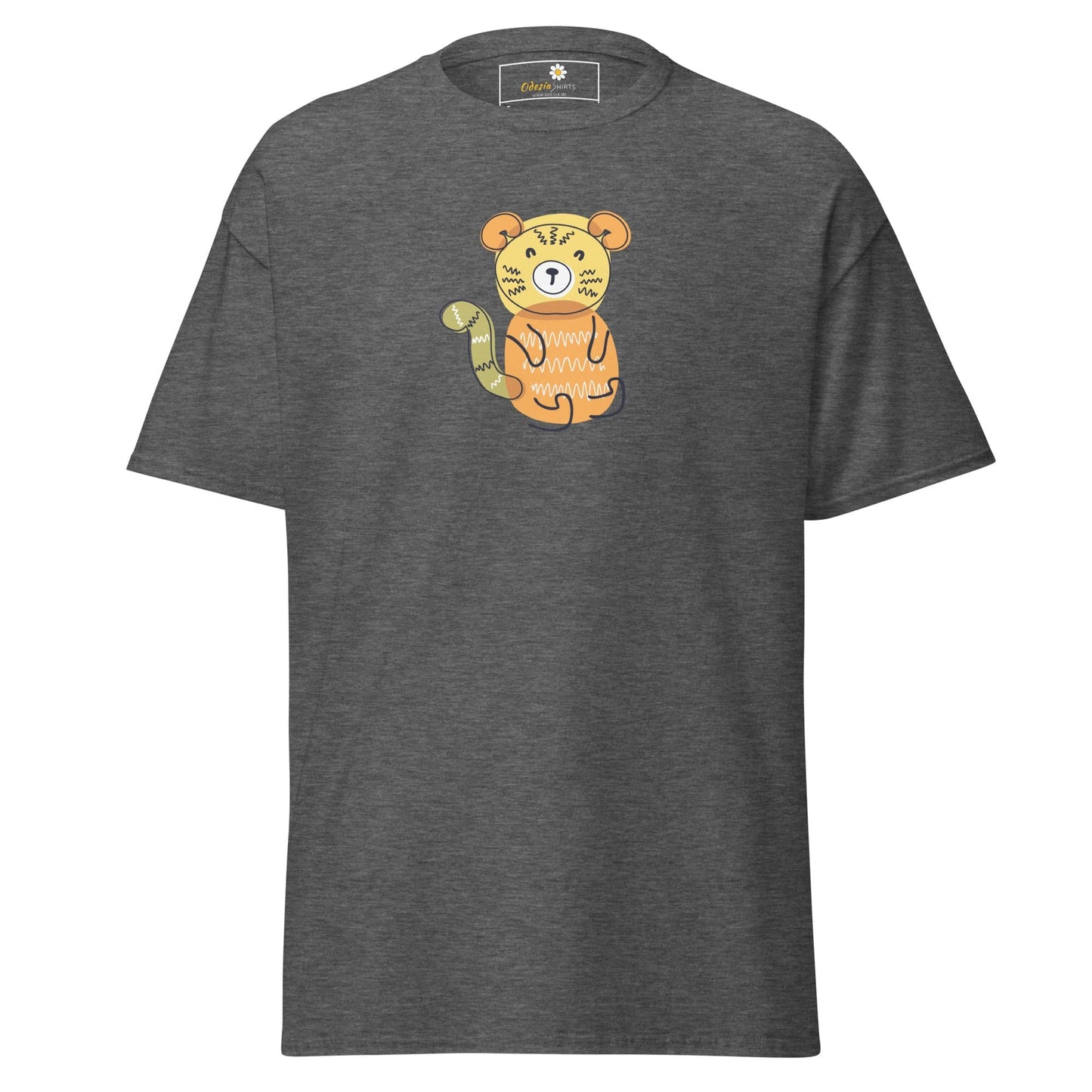 Unisex classic tee - ANIMALS FRIENDLY BEAR - REGULAR - Dark Heather / S