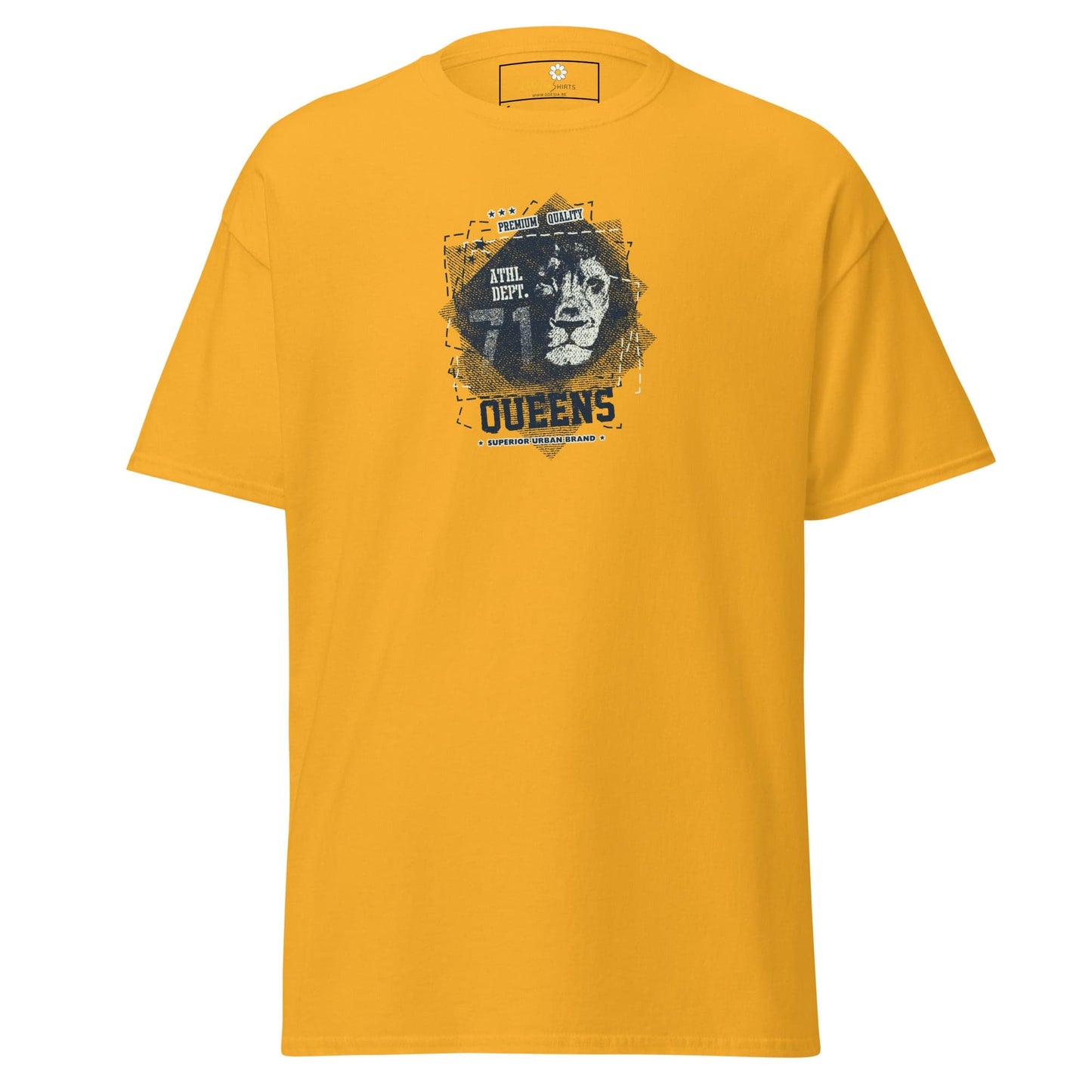 Unisex classic tee - URBAN WILD LIFE 71 QUEENS - REGULAR - Gold / S
