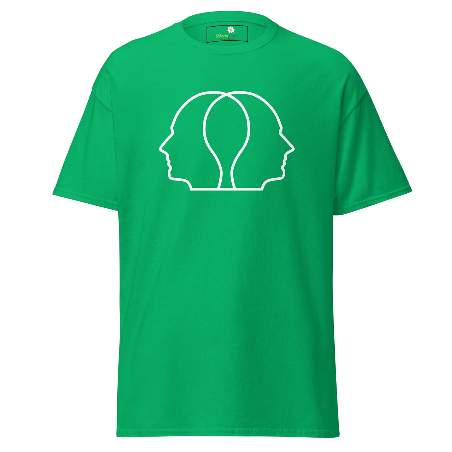 Unisex classic tee - ABSTRACT HEAD FULL - REGULAR - Irish Green / S