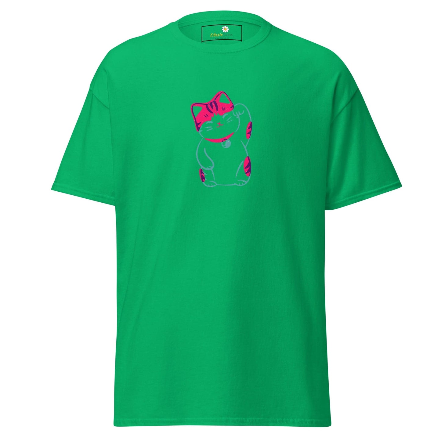 Unisex classic tee - ANIMALS SPIRITUAL LUCKY CAT 2 - REGULAR - Irish Green / S