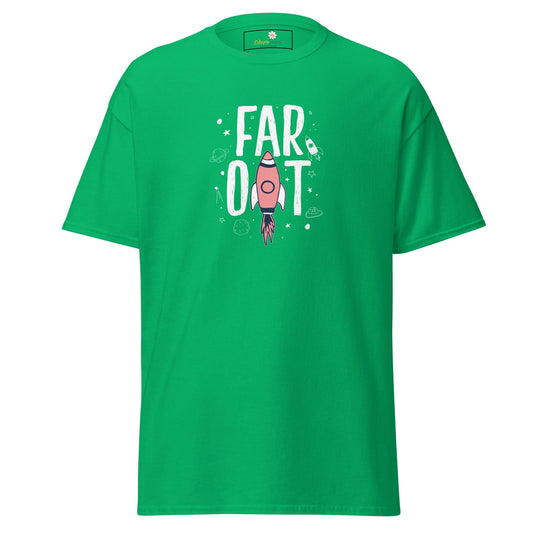 Unisex classic t-shirt - SPACE FAR OUT - REGULAR - Irish Green / S