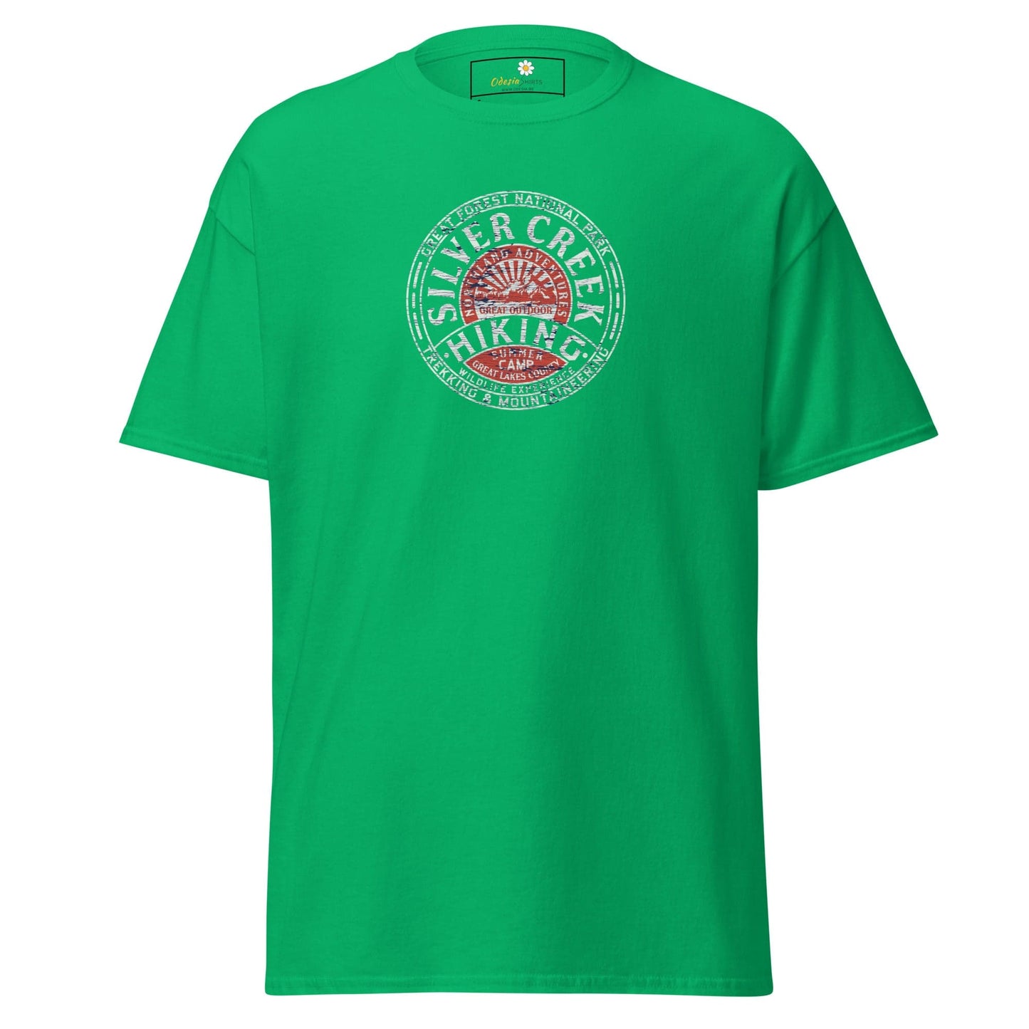 Unisex classic tee - ADVENTURE SILVER CREEK HIKING - REGULAR - Irish Green / S