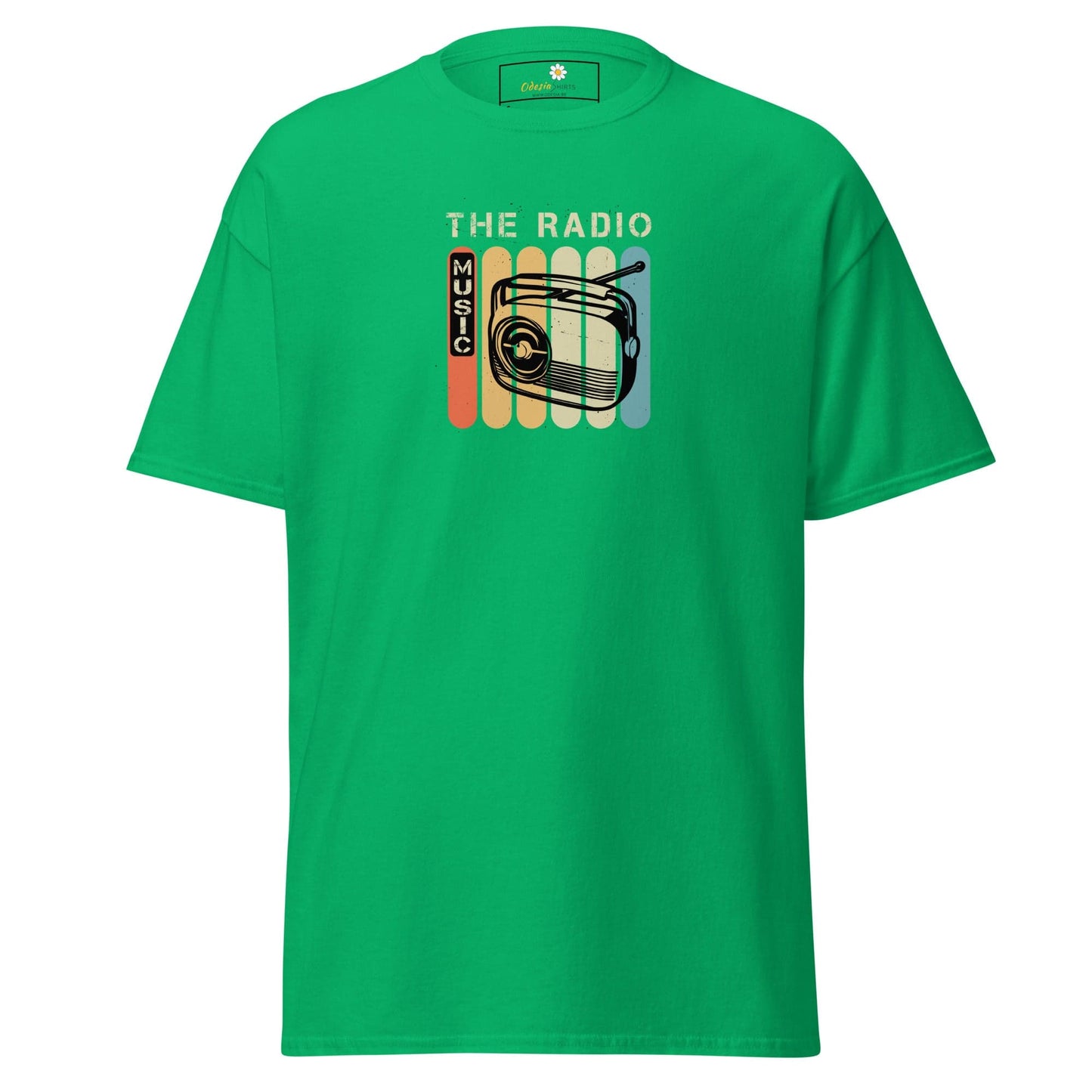 Unisex classic t-shirt - MUSIC THE RADIO - REGULAR - Irish Green / S