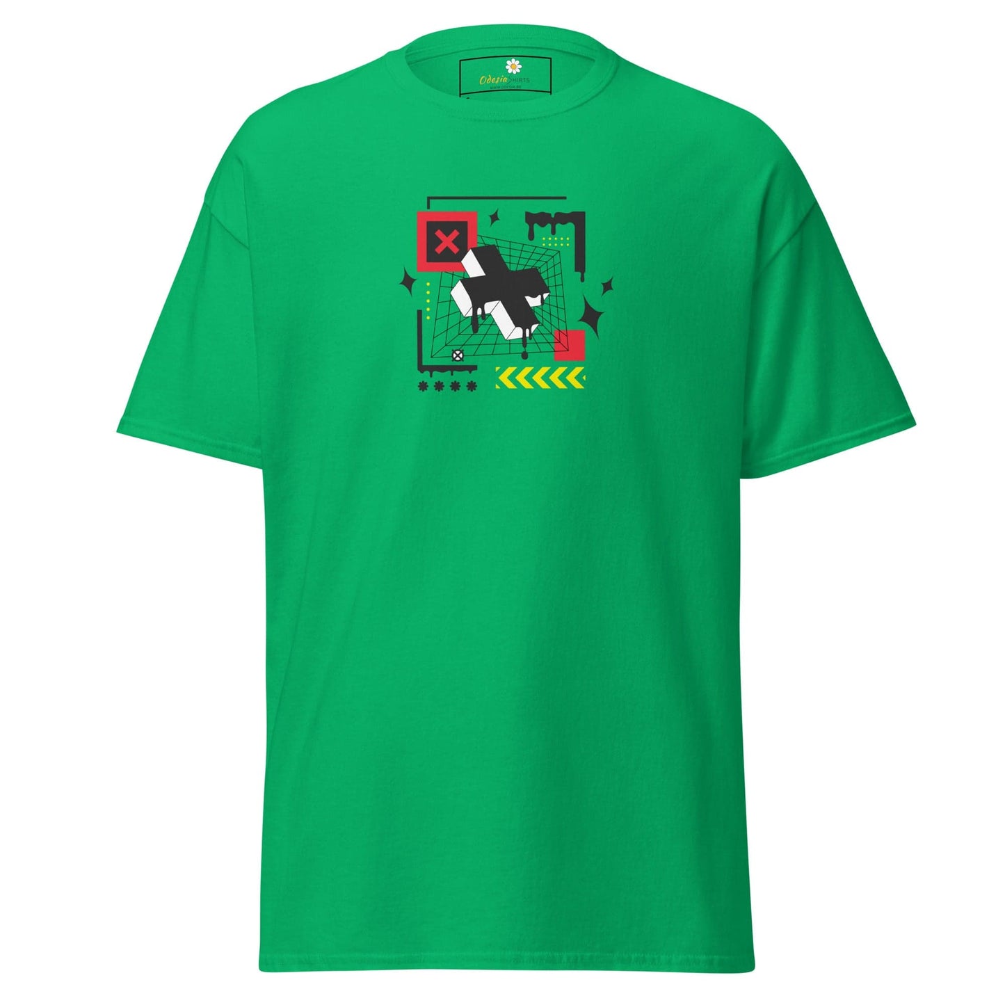 Unisex classic t-shirt - ABSTRACT FIGURES - REGULAR - Irish Green / S