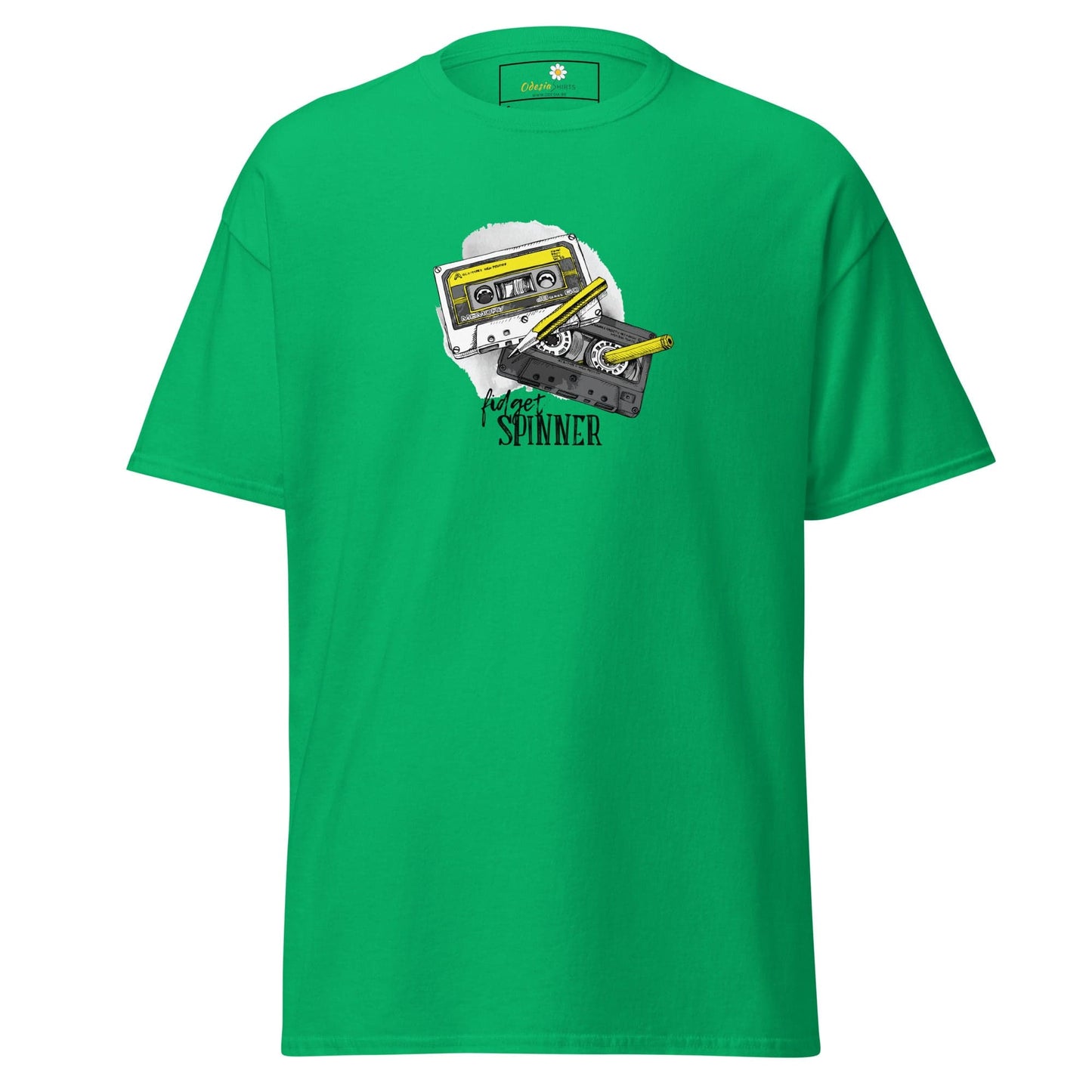 Unisex classic t-shirt - MUSIC TAPE SPINNER - REGULAR - Irish Green / S
