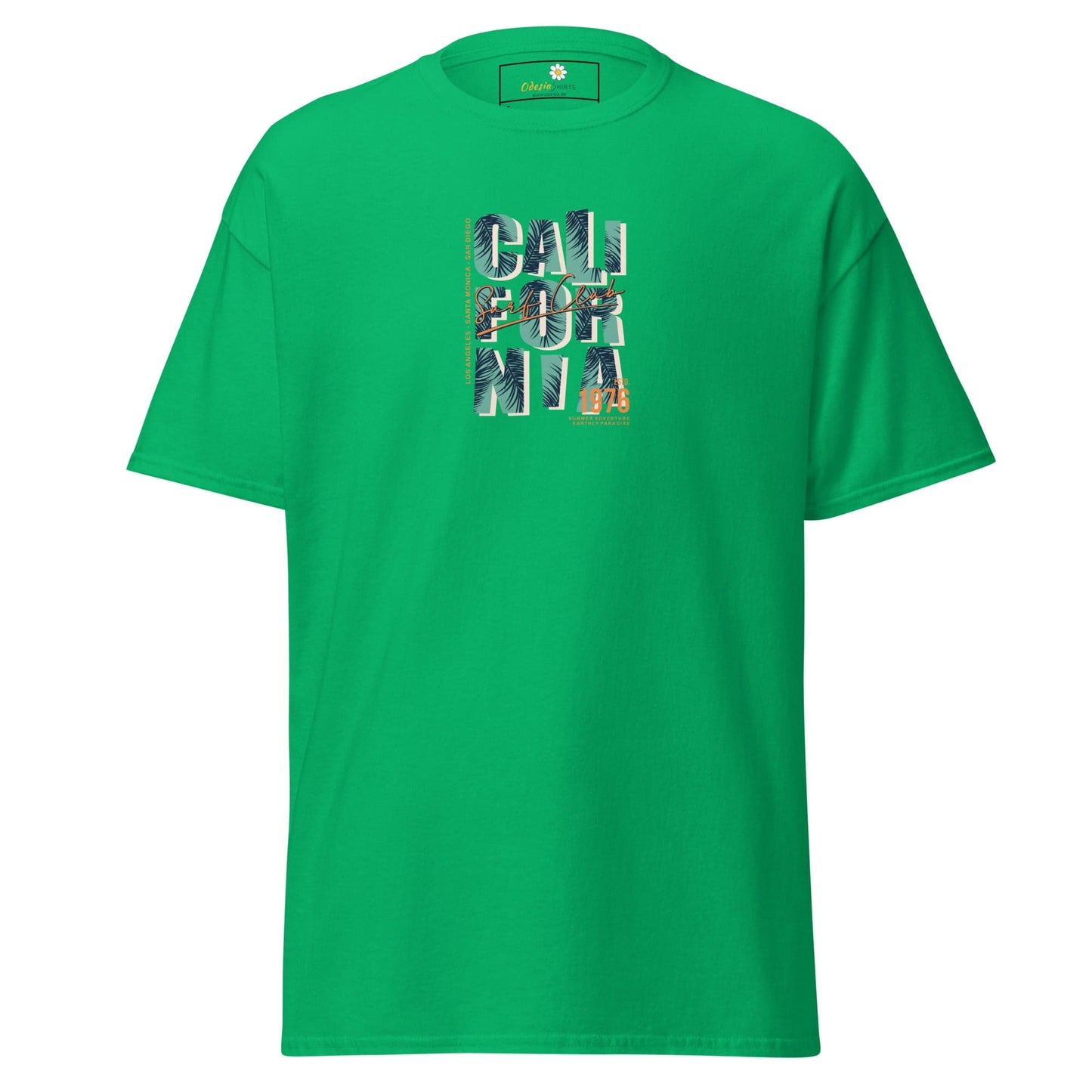 Unisex classic tee - TEXT CALIFORNIA - REGULAR - Irish Green / S